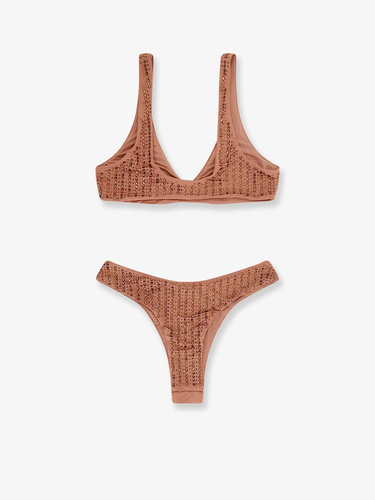 Nylon bikini with all-over rhinestones.webp