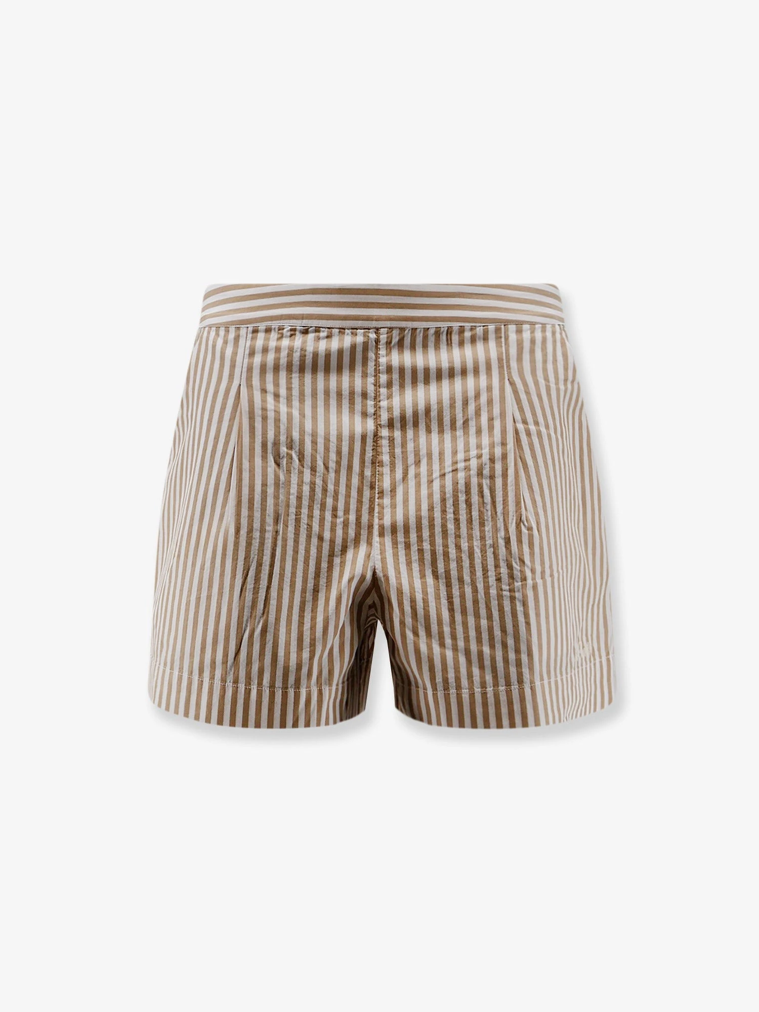 Amani cotton Bermuda shorts with striped pattern.webp