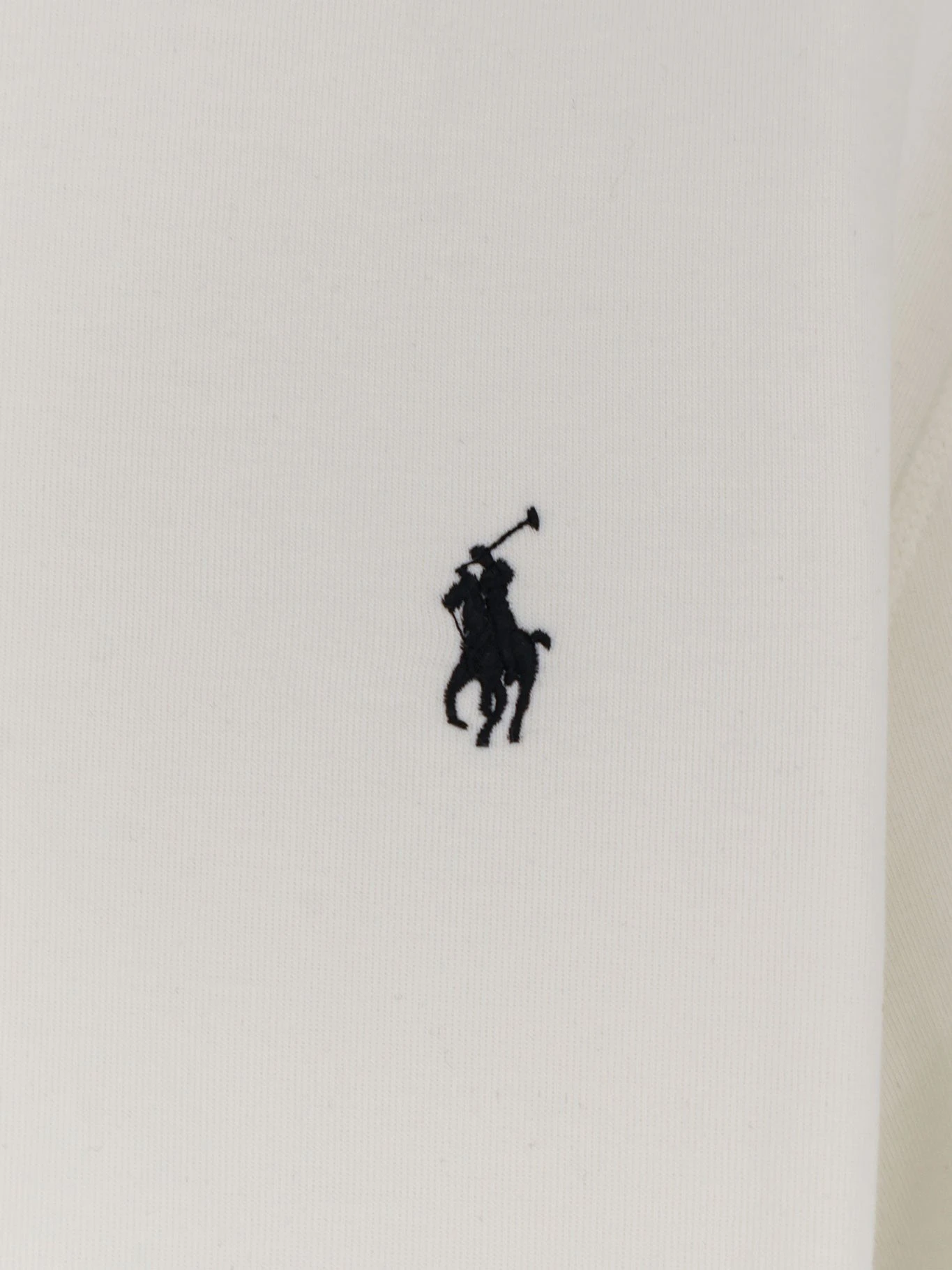 Cotton blend sweatshirt with iconic embroidery.webp