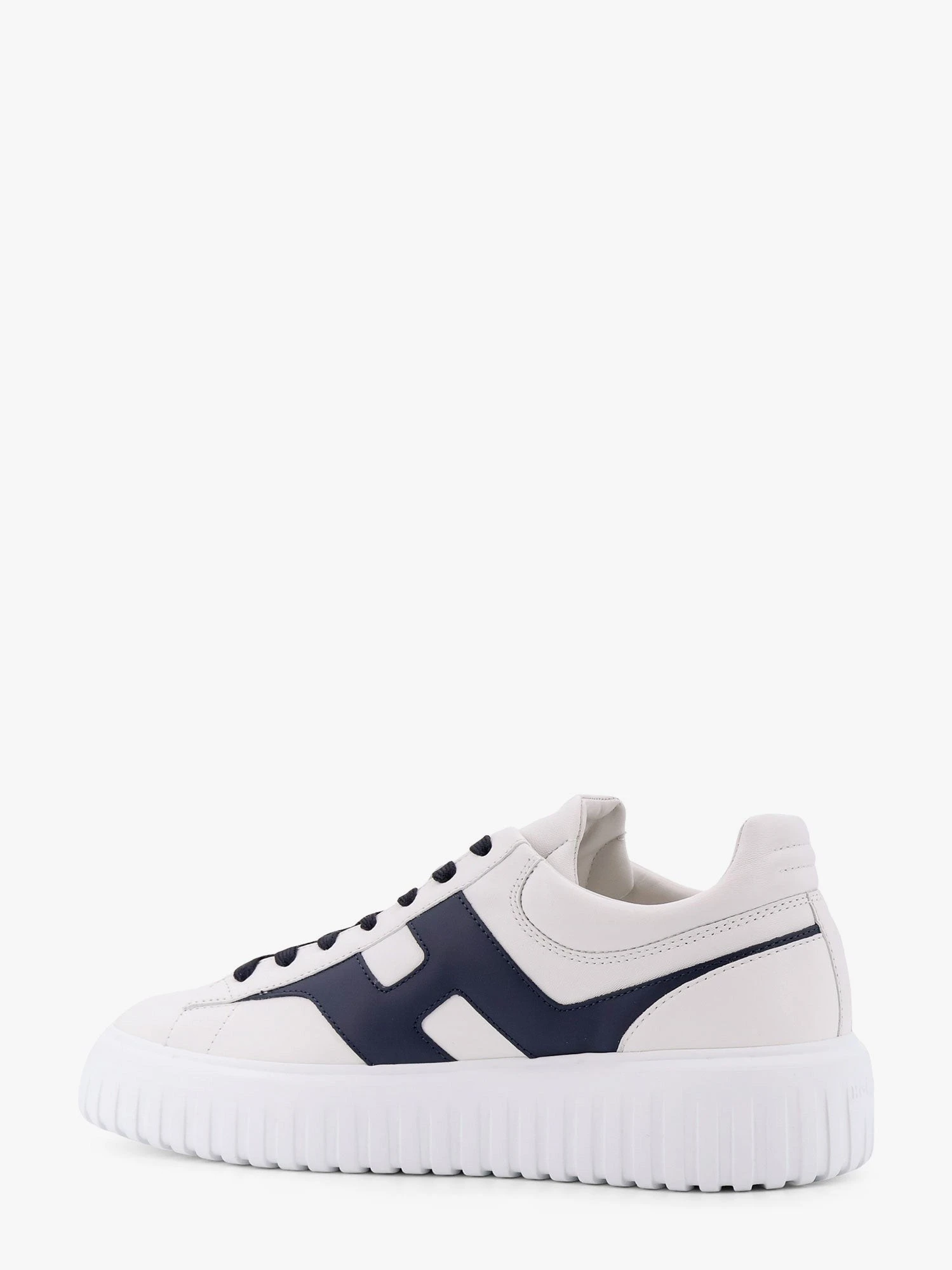 H-Stripes leather sneakers with side logo.webp