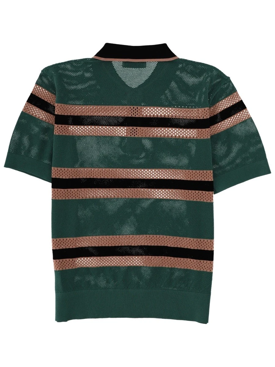 PERFORATED "MERCY STRIPE" POLO SHIRT.webp