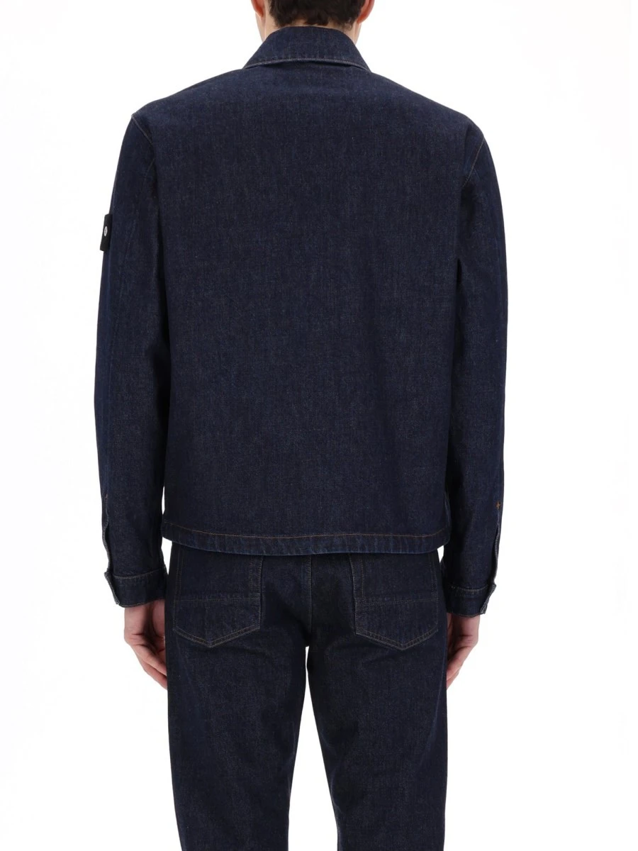 DENIM JACKET WITH LOGO PATCH.webp