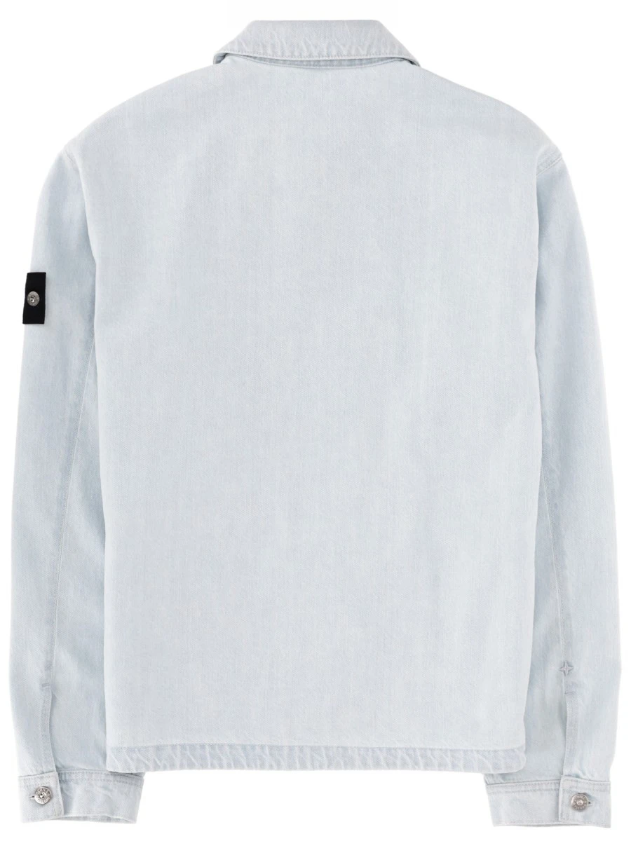 DENIM JACKET WITH LOGO PATCH.webp