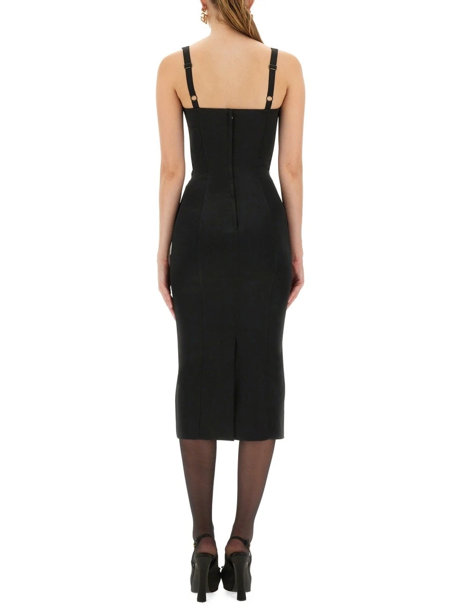 SATIN BUSTIER LONGUETTE DRESS.webp