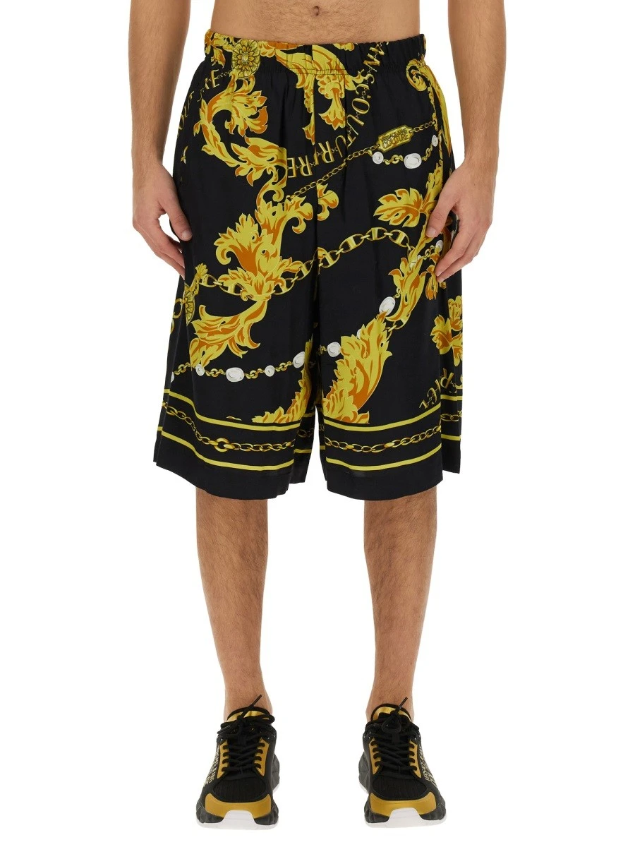 "CHAIN COUTURE" BERMUDA SHORTS.webp