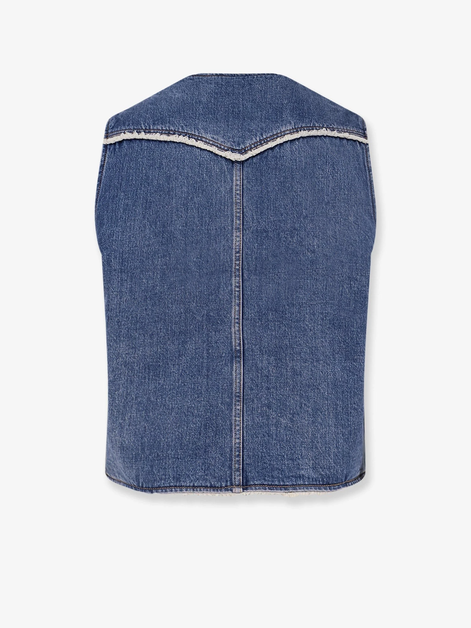 Denim vest with Repreve® lining.webp