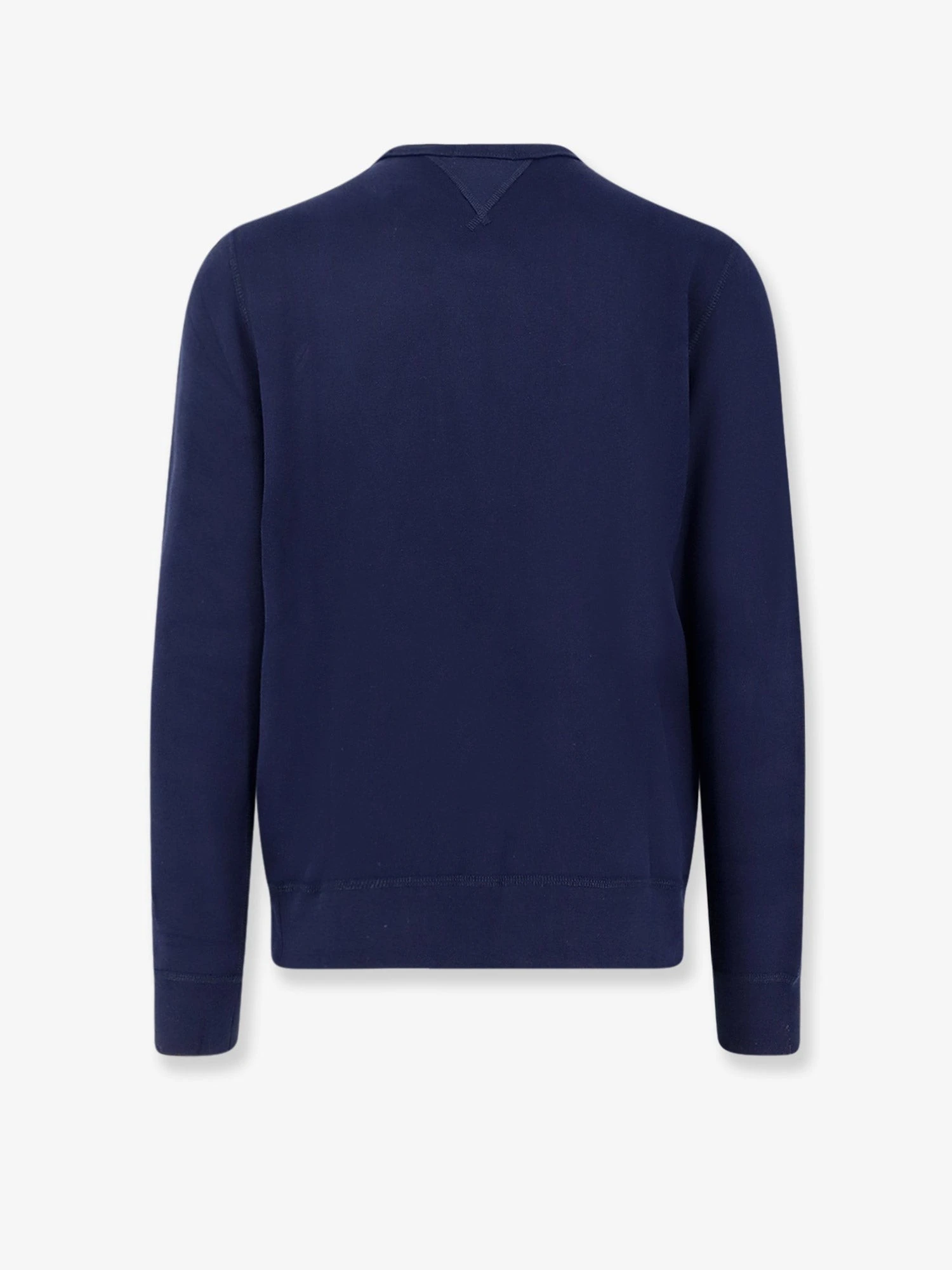 Cotton blend sweatshirt with logo.webp