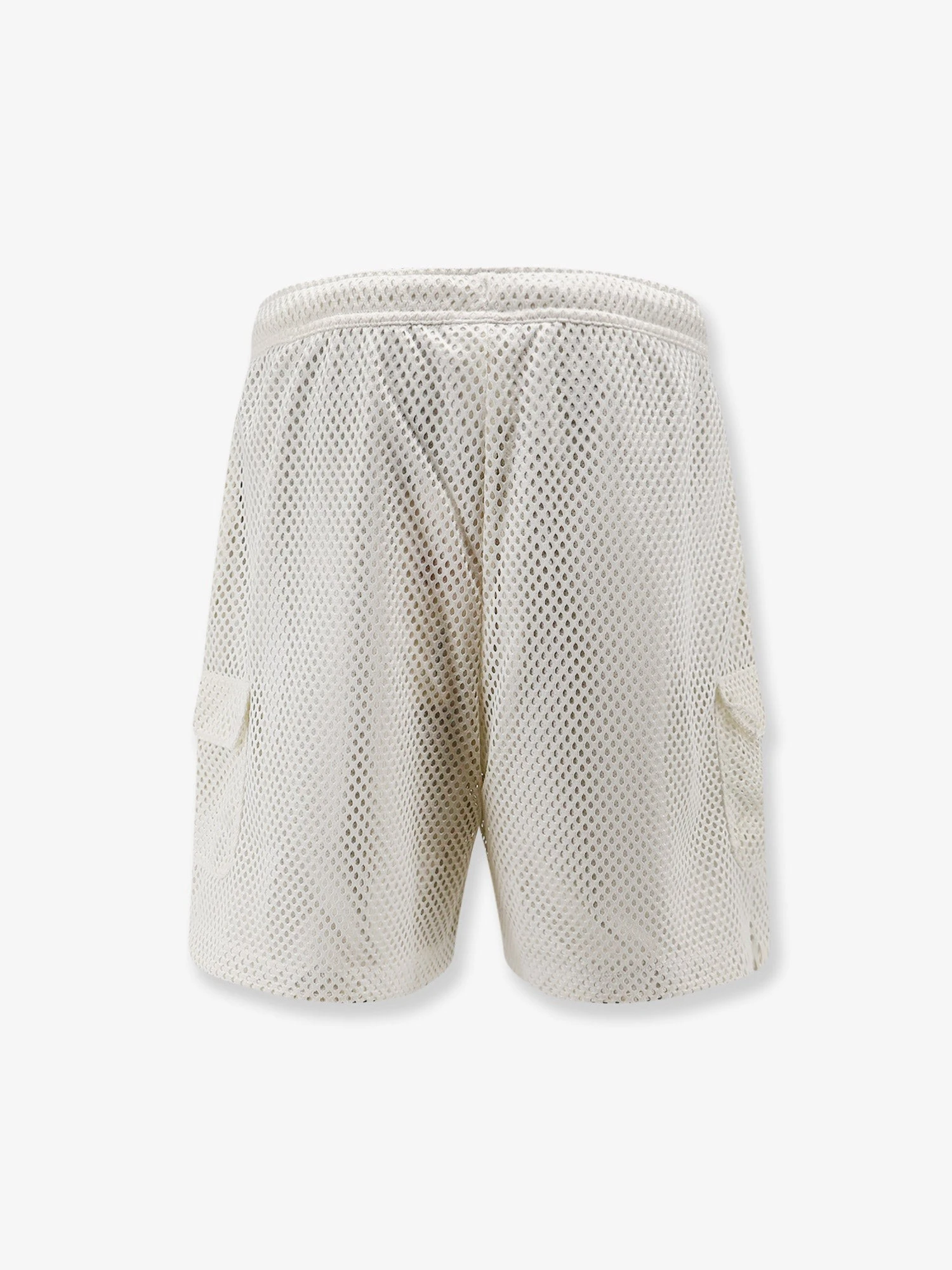 Nylon bermuda shorts with logo patch.webp