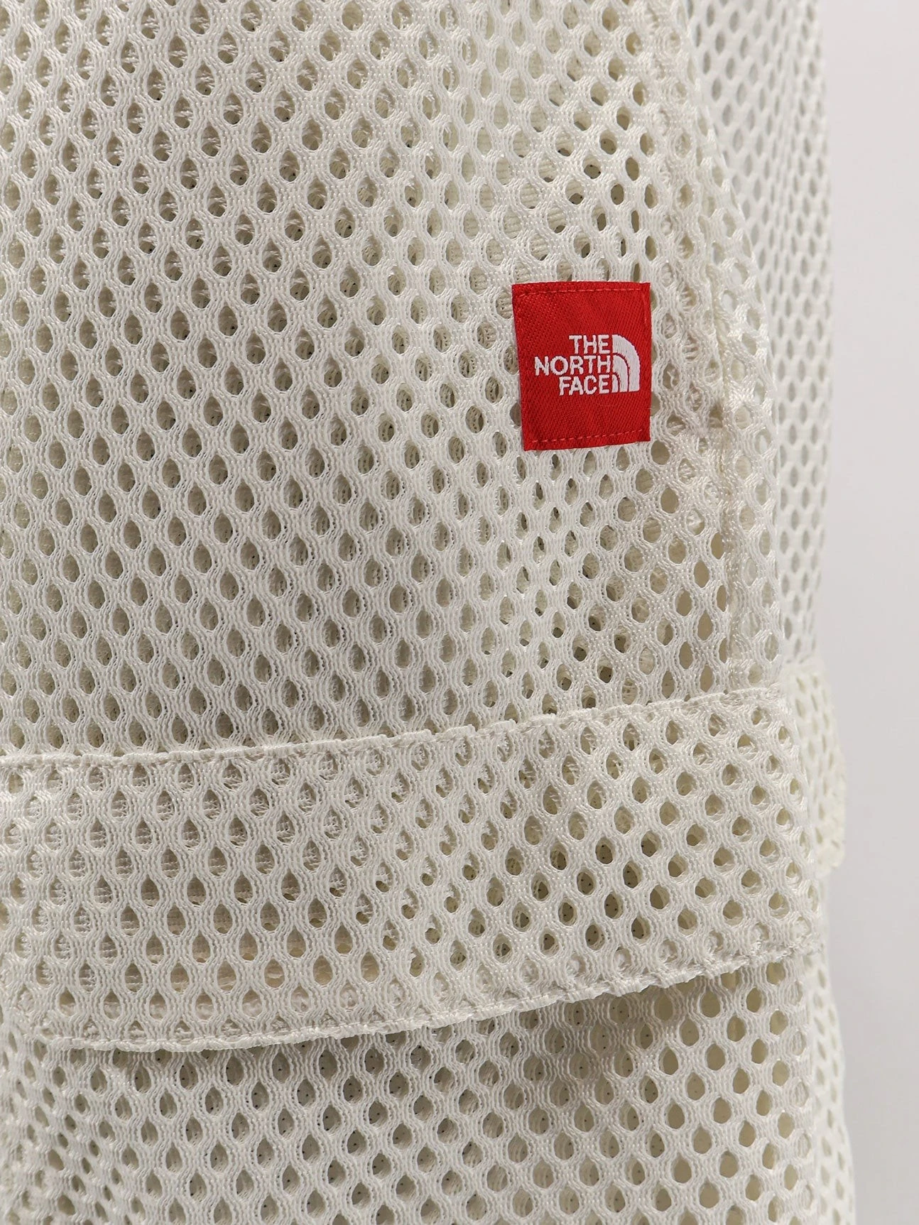 Nylon bermuda shorts with logo patch.webp