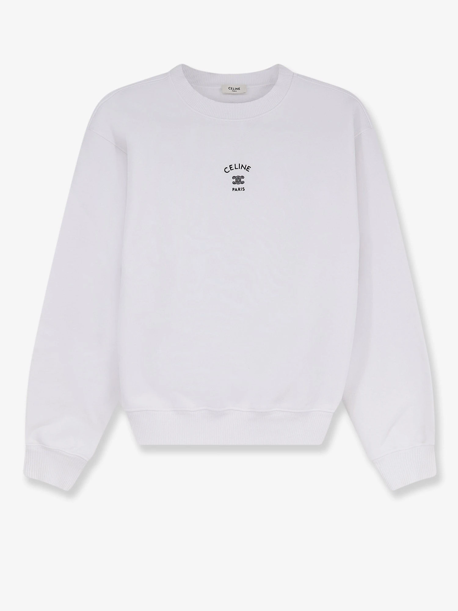 Cotton sweatshirt with embroidered logo on the front.webp