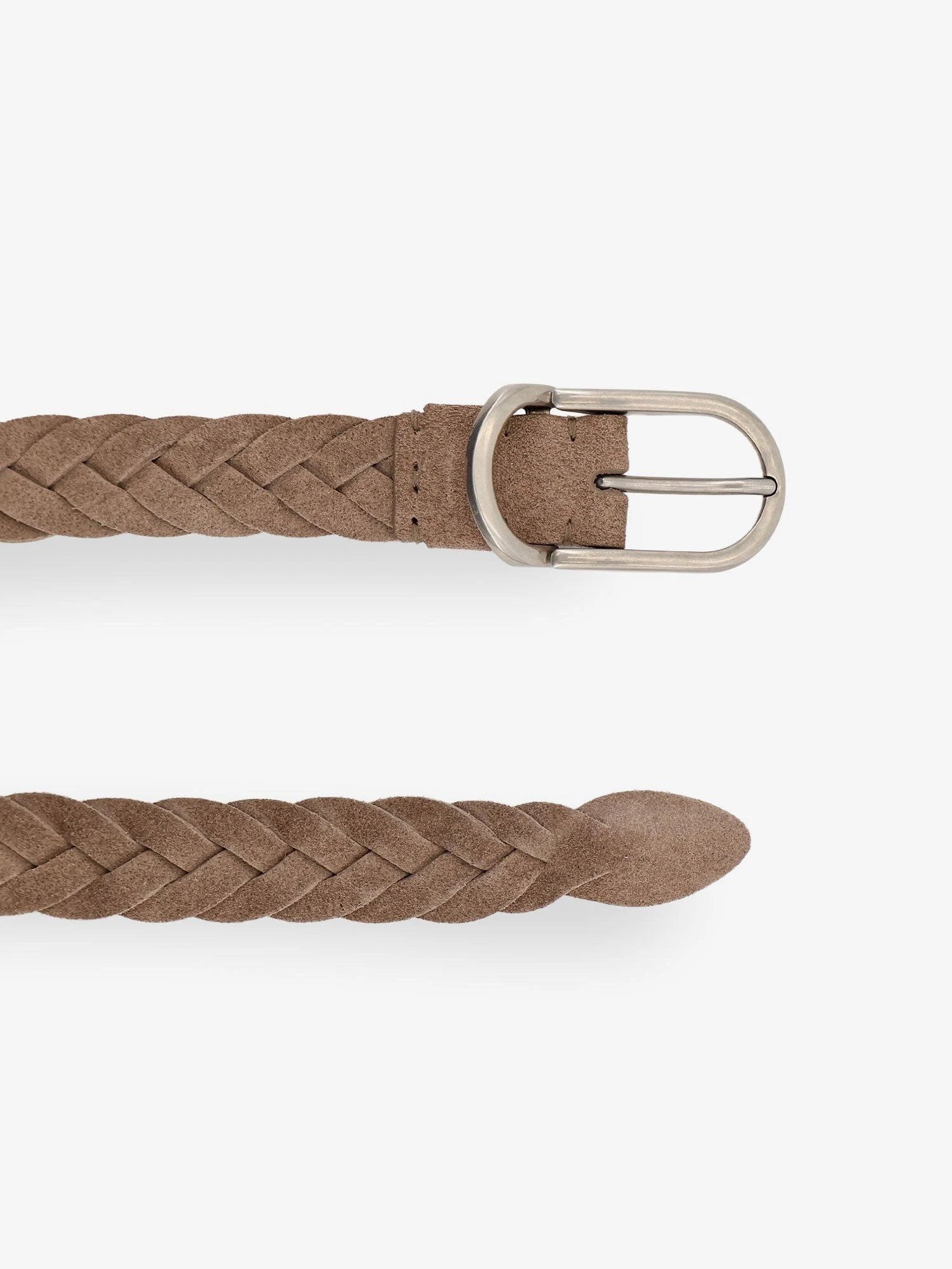 Braided suede belt.webp