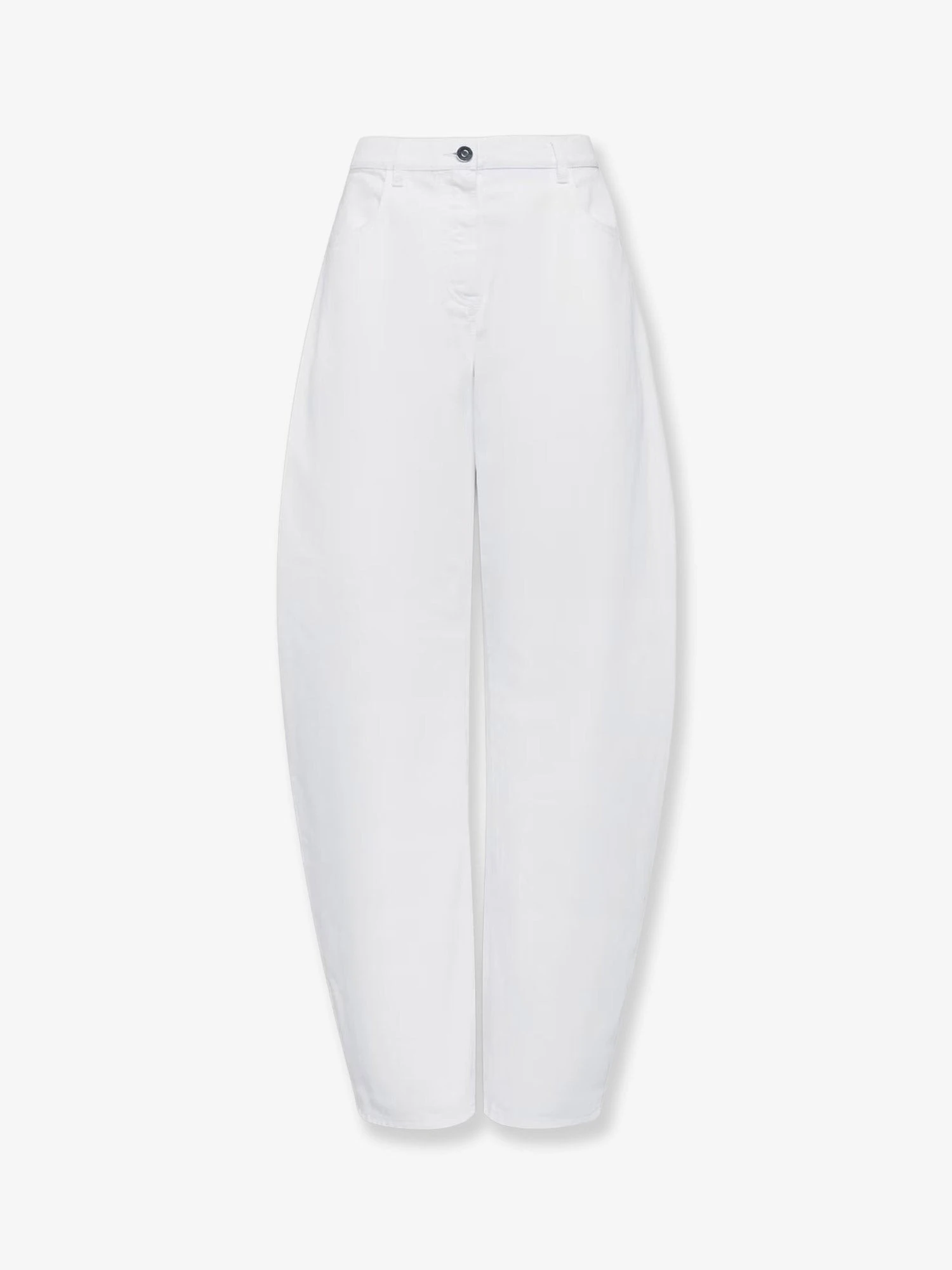 Curved denim trousers.webp