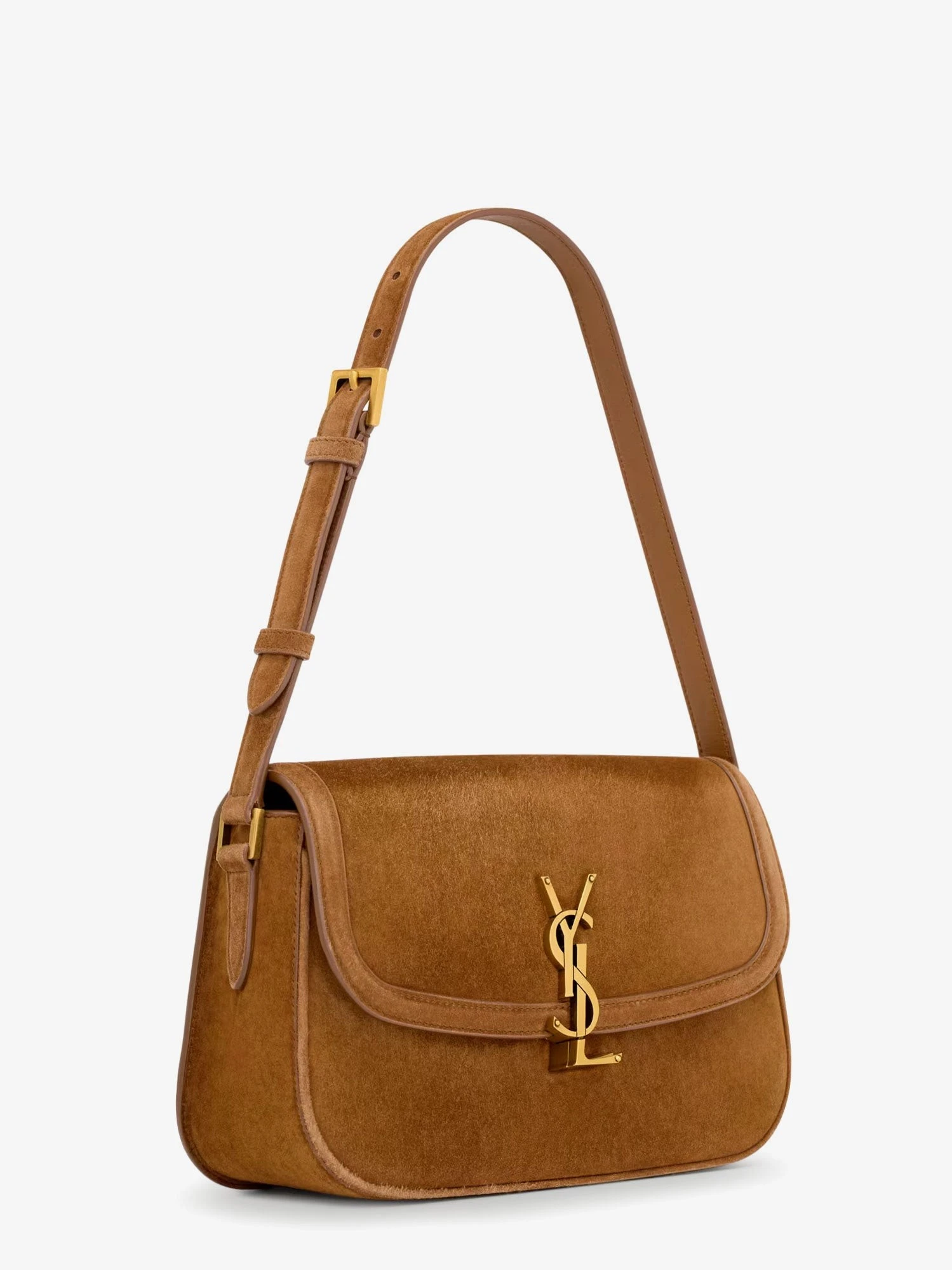 Solferino Medium suede shoulder bag.webp