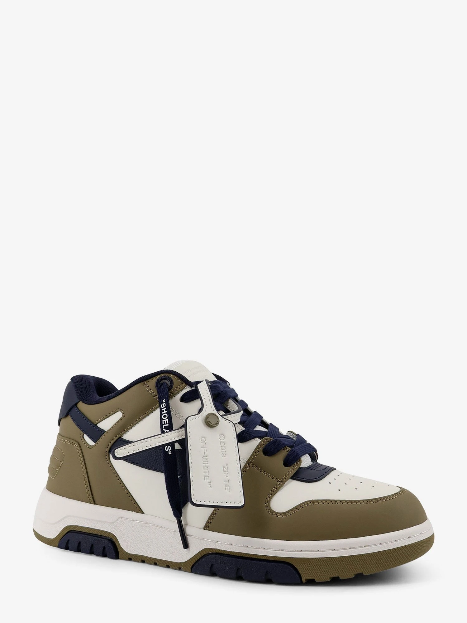 Out of Office leather sneakers with iconic side logo.webp