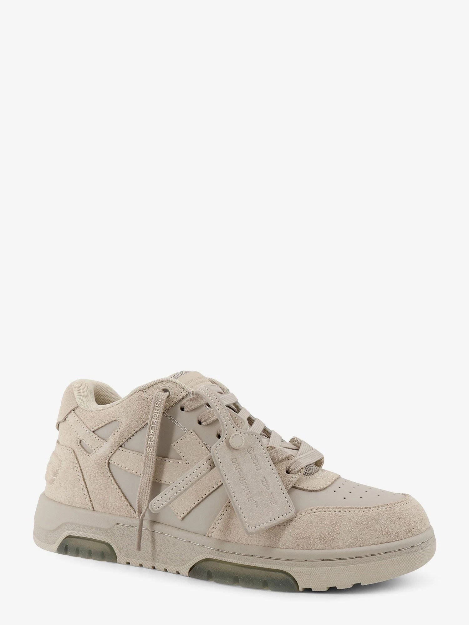 Out of Office suede and leather sneakers with iconic logo on the side.webp