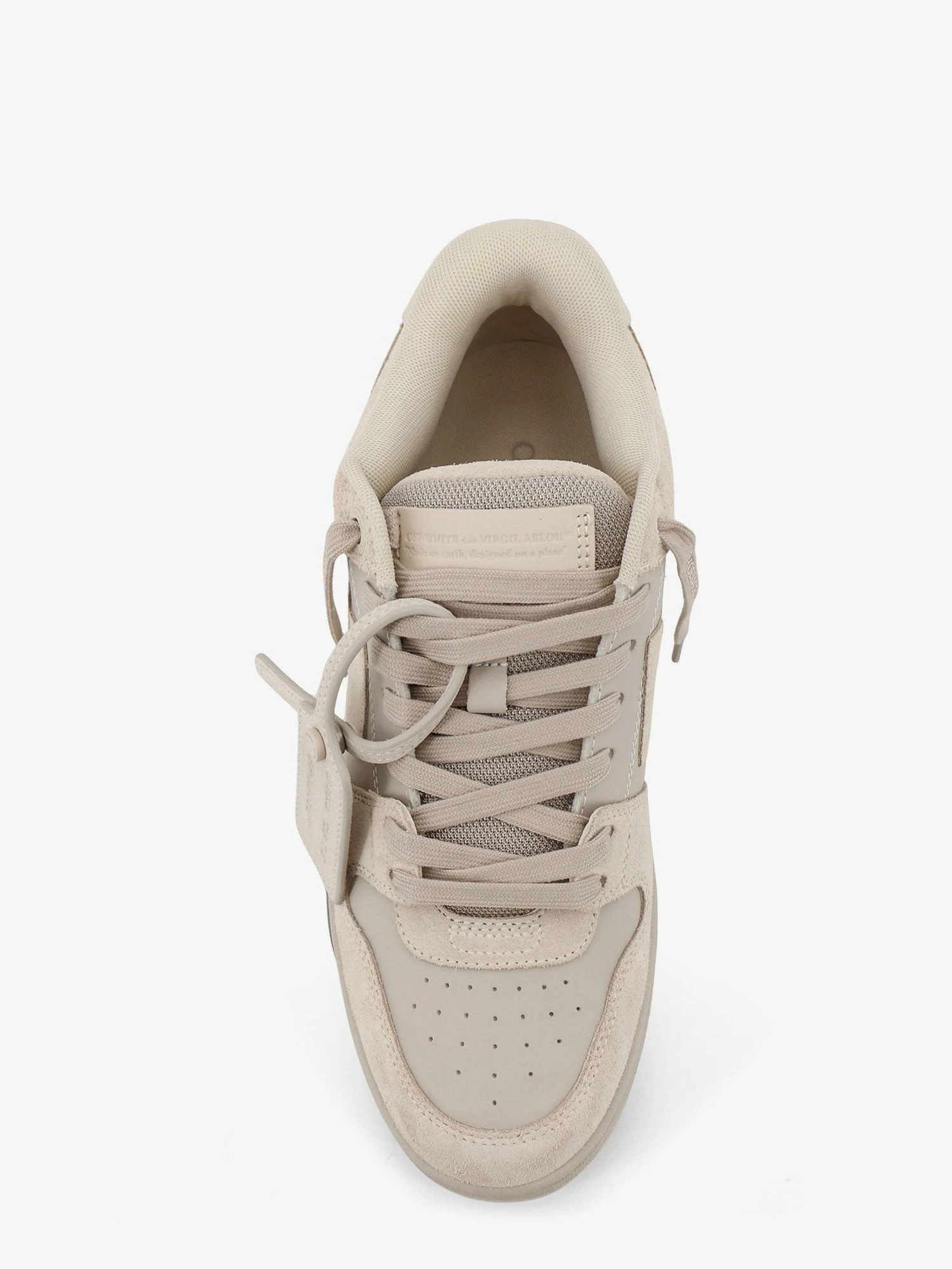 Out of Office suede and leather sneakers with iconic logo on the side.webp