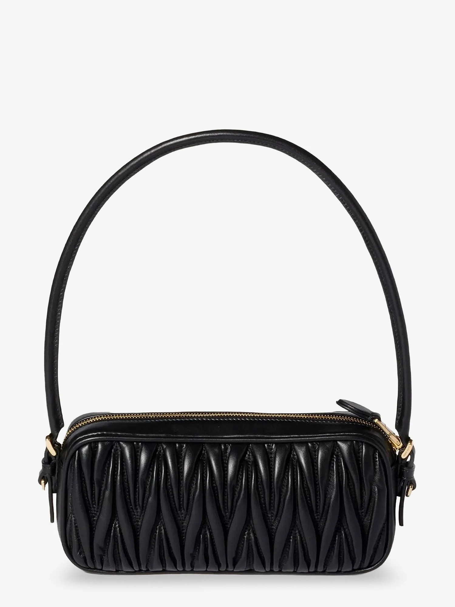 Matelassé leather shoulder bag.webp