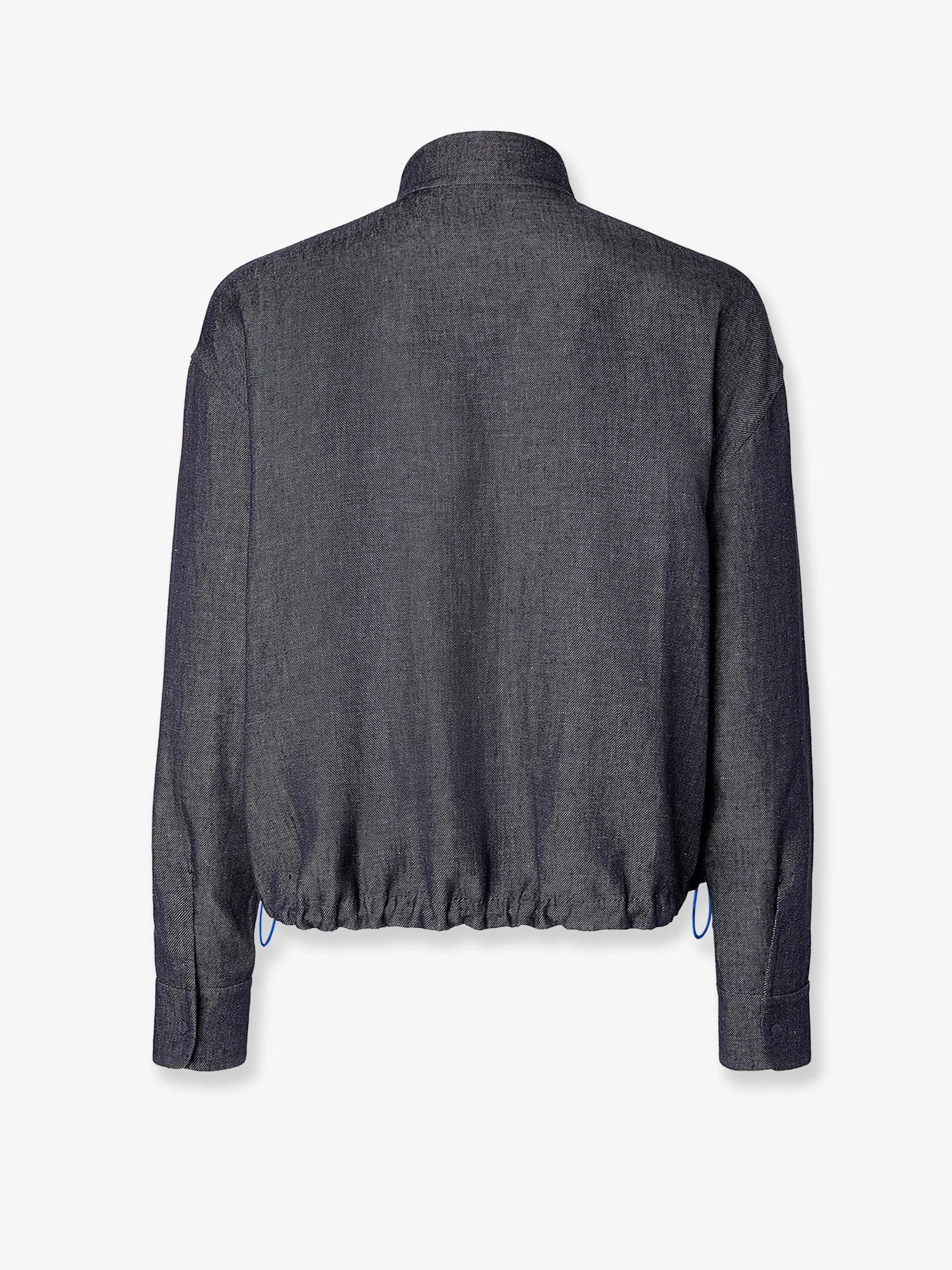 Reversible denim jacket with embroidered FF logo.webp