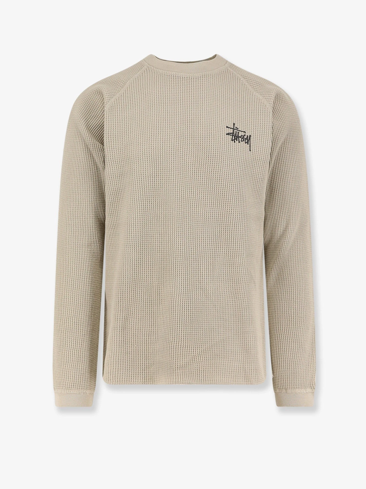 Thermal Basic Stitch Raglan cotton sweater.webp