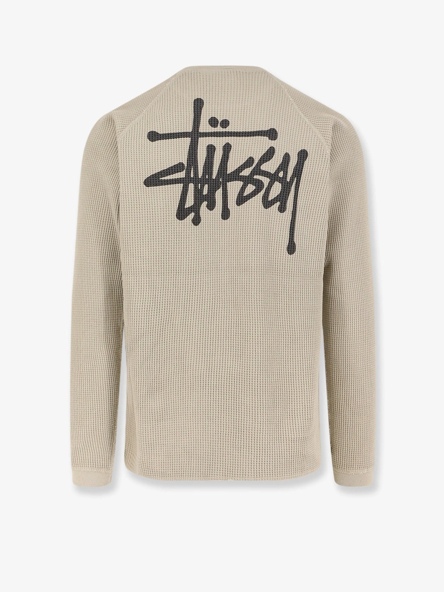 Thermal Basic Stitch Raglan cotton sweater.webp