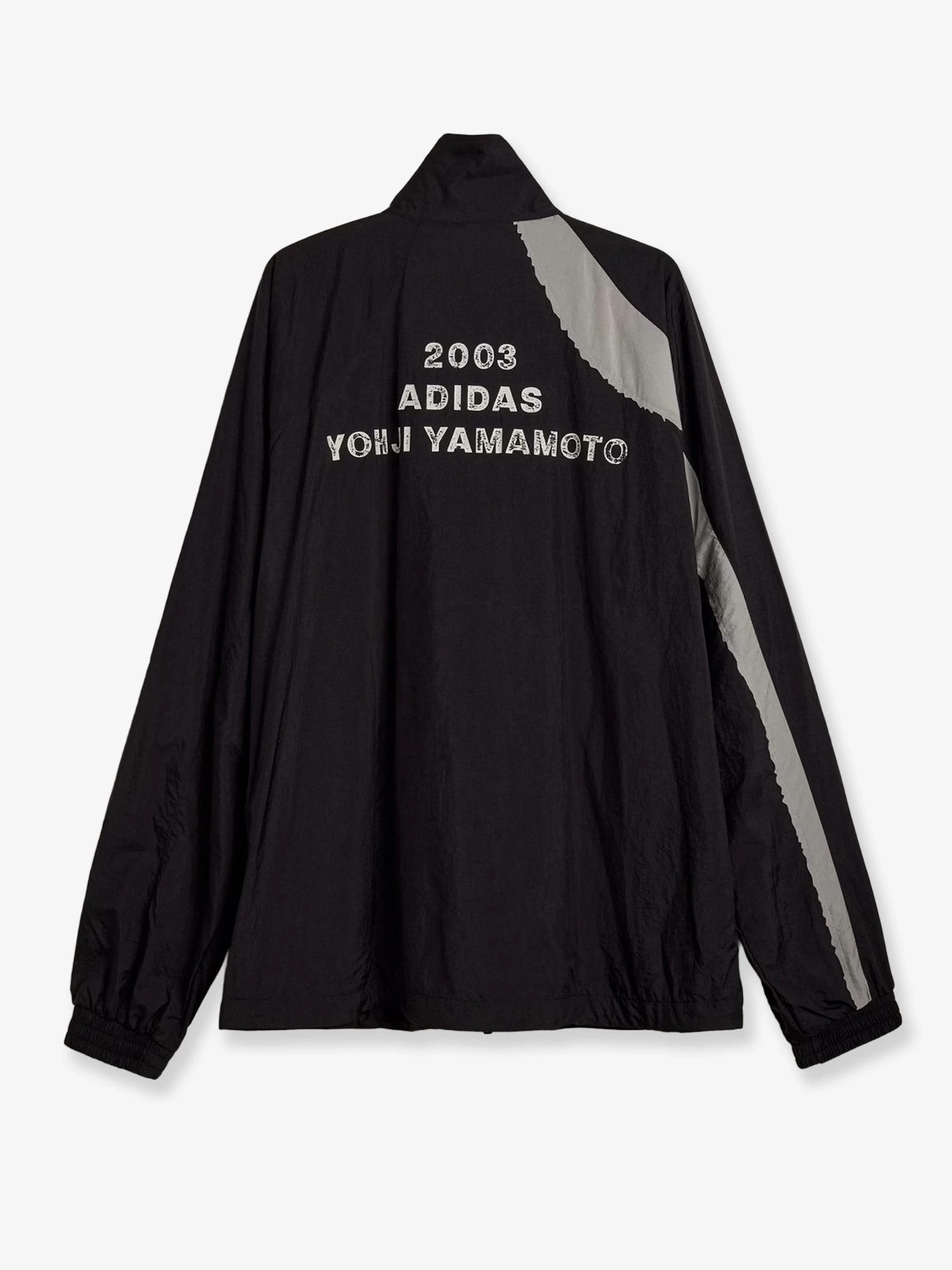 Water-repellent nylon jacket with front logo.webp