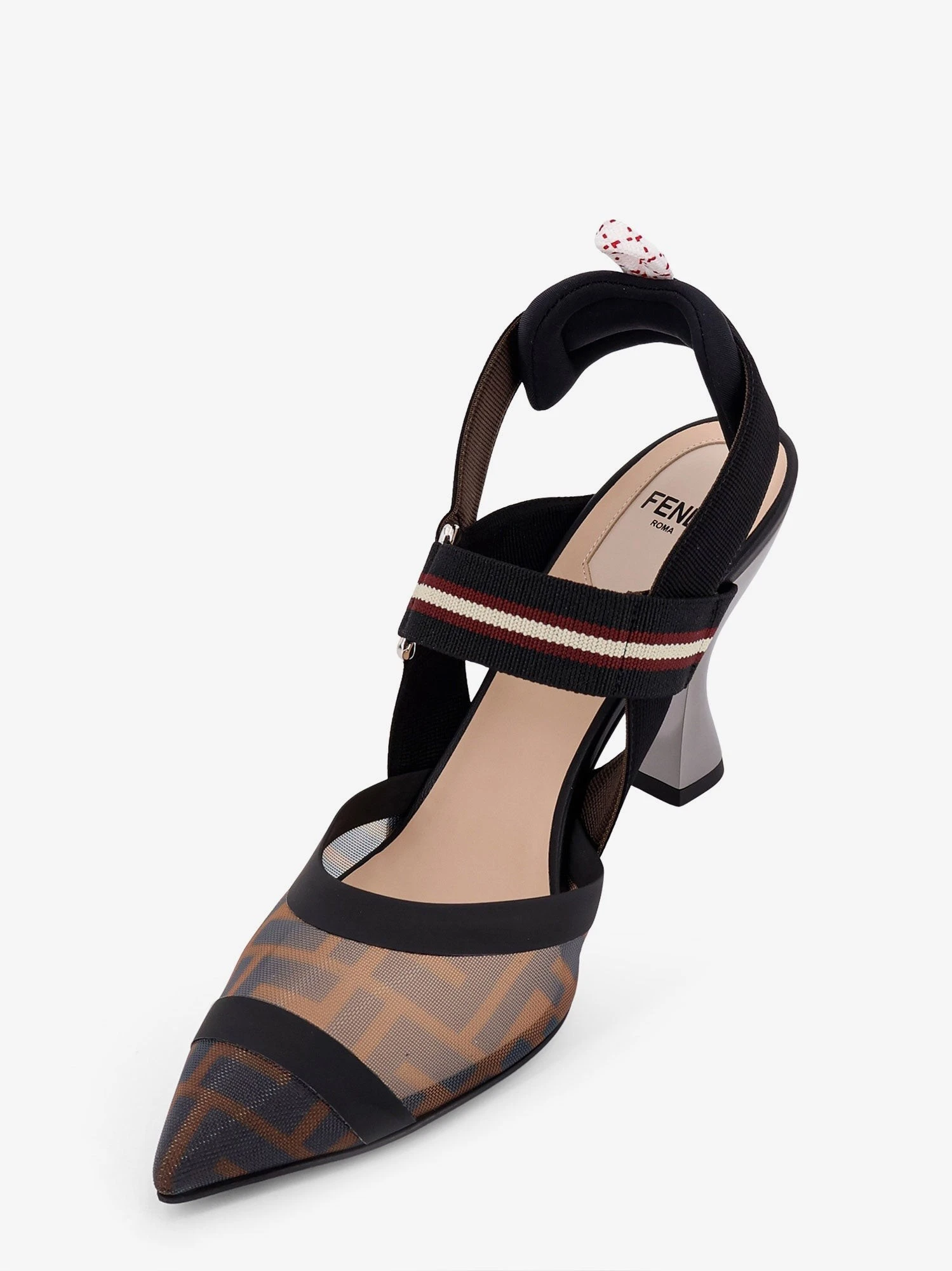 Colibrì technical mesh slingback with FF print.webp