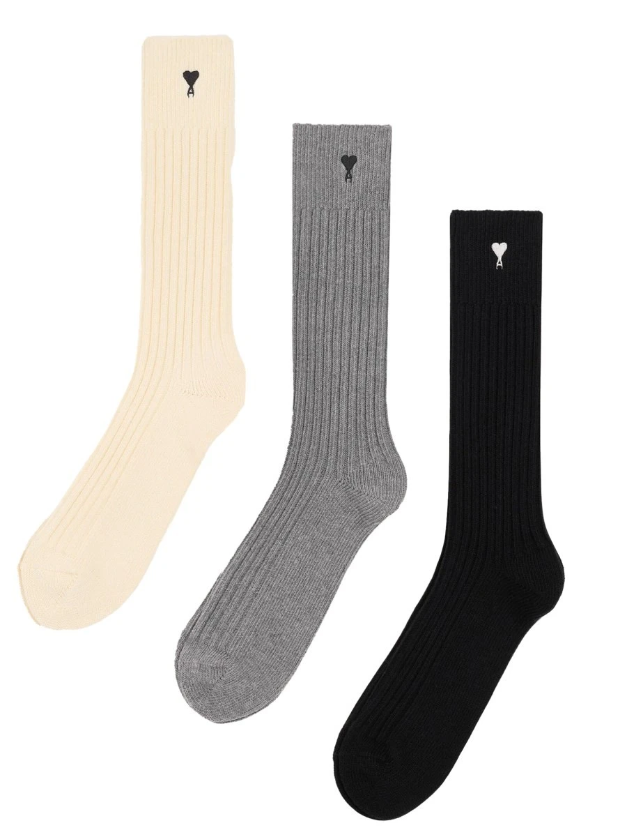 SET OF THREE PAIRS OF "AMI DE COEUR" SOCKS.webp