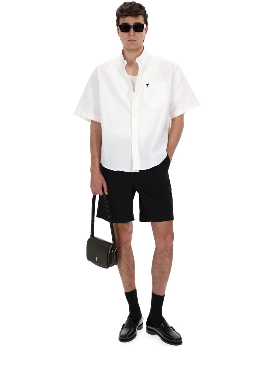 SHORTS ELASTICIZZATI CON LOGO.webp