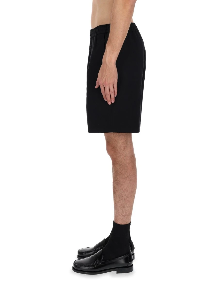 SHORTS ELASTICIZZATI CON LOGO.webp