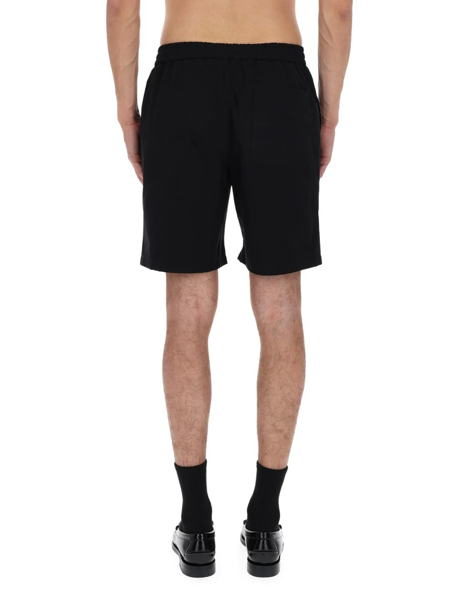 SHORTS ELASTICIZZATI CON LOGO.webp