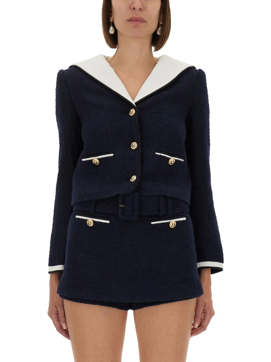 BOUCLE JACKET WITH CONTRASTING NECKLINE.webp