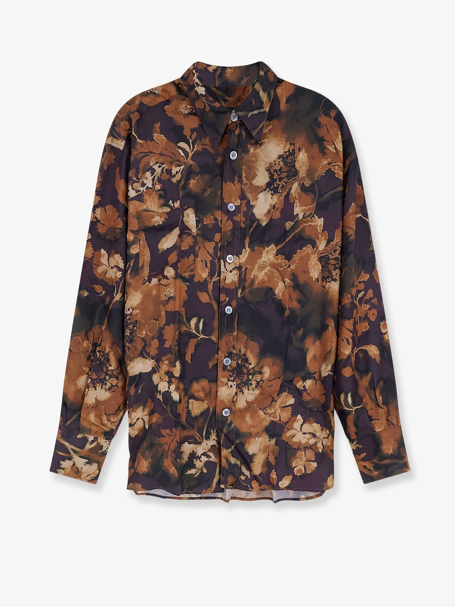 Viscose shirt with floral pattern.webp