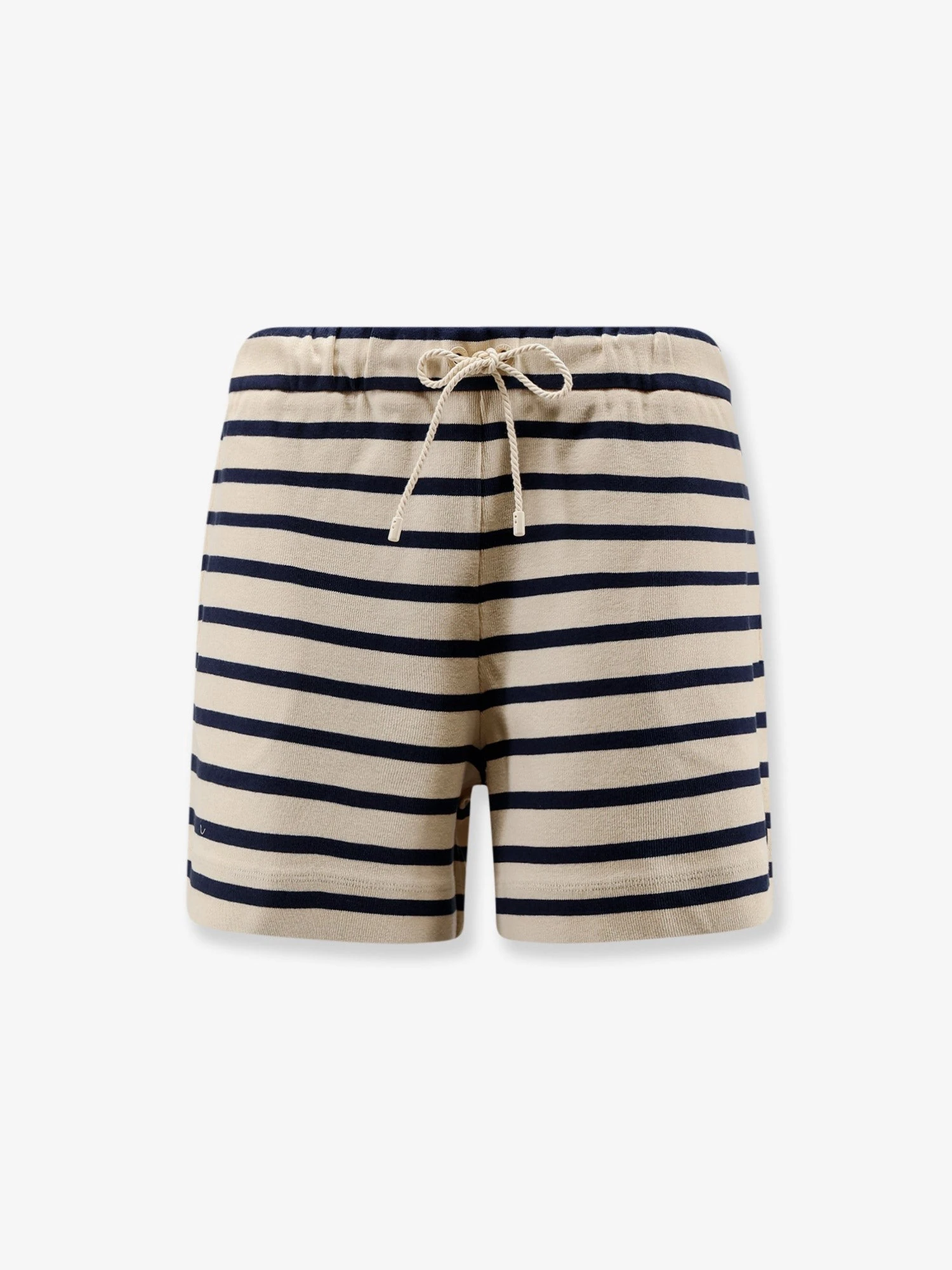 Cotton shorts with striped pattern.webp