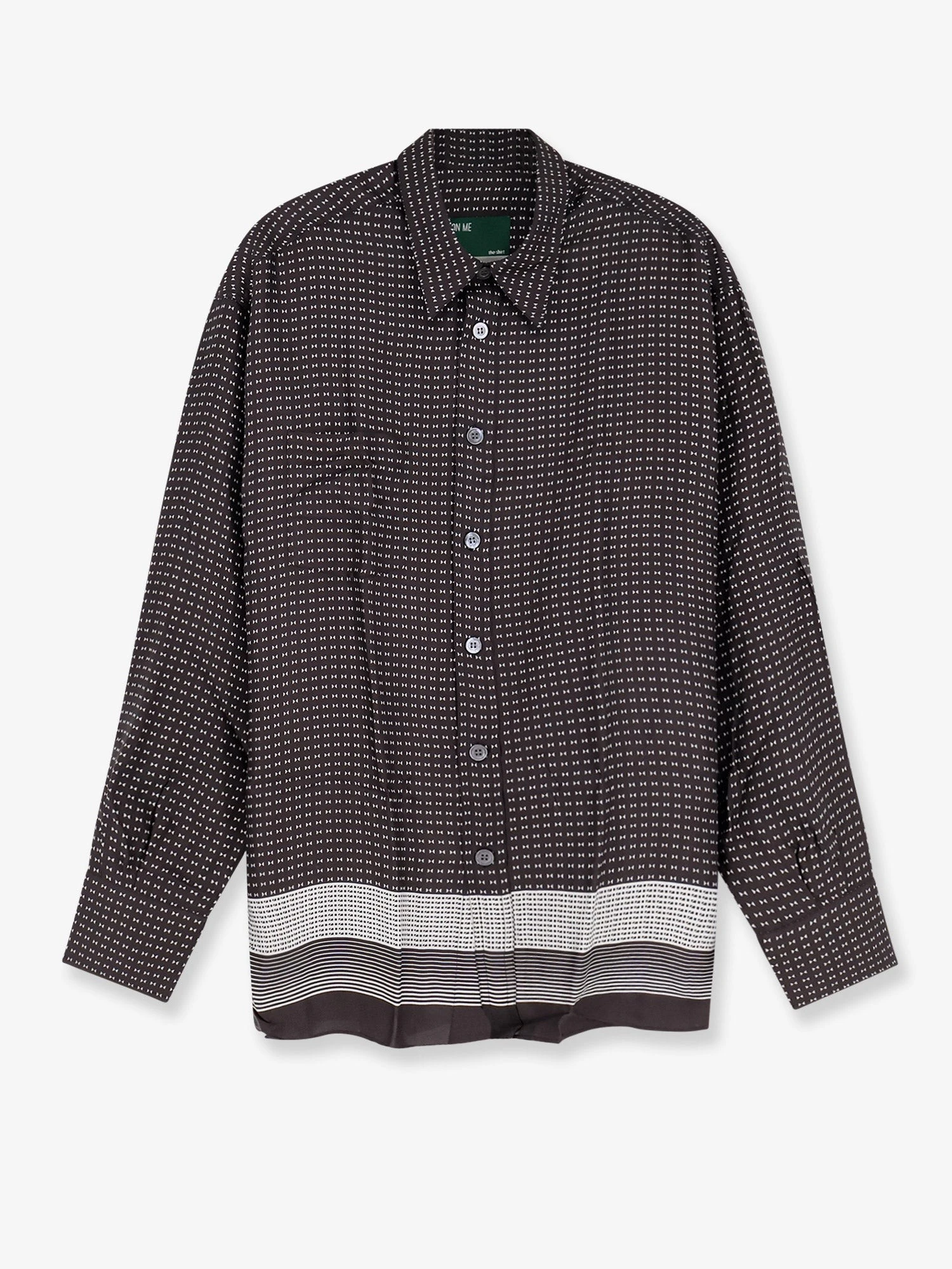 Viscose shirt with geometric pattern.webp