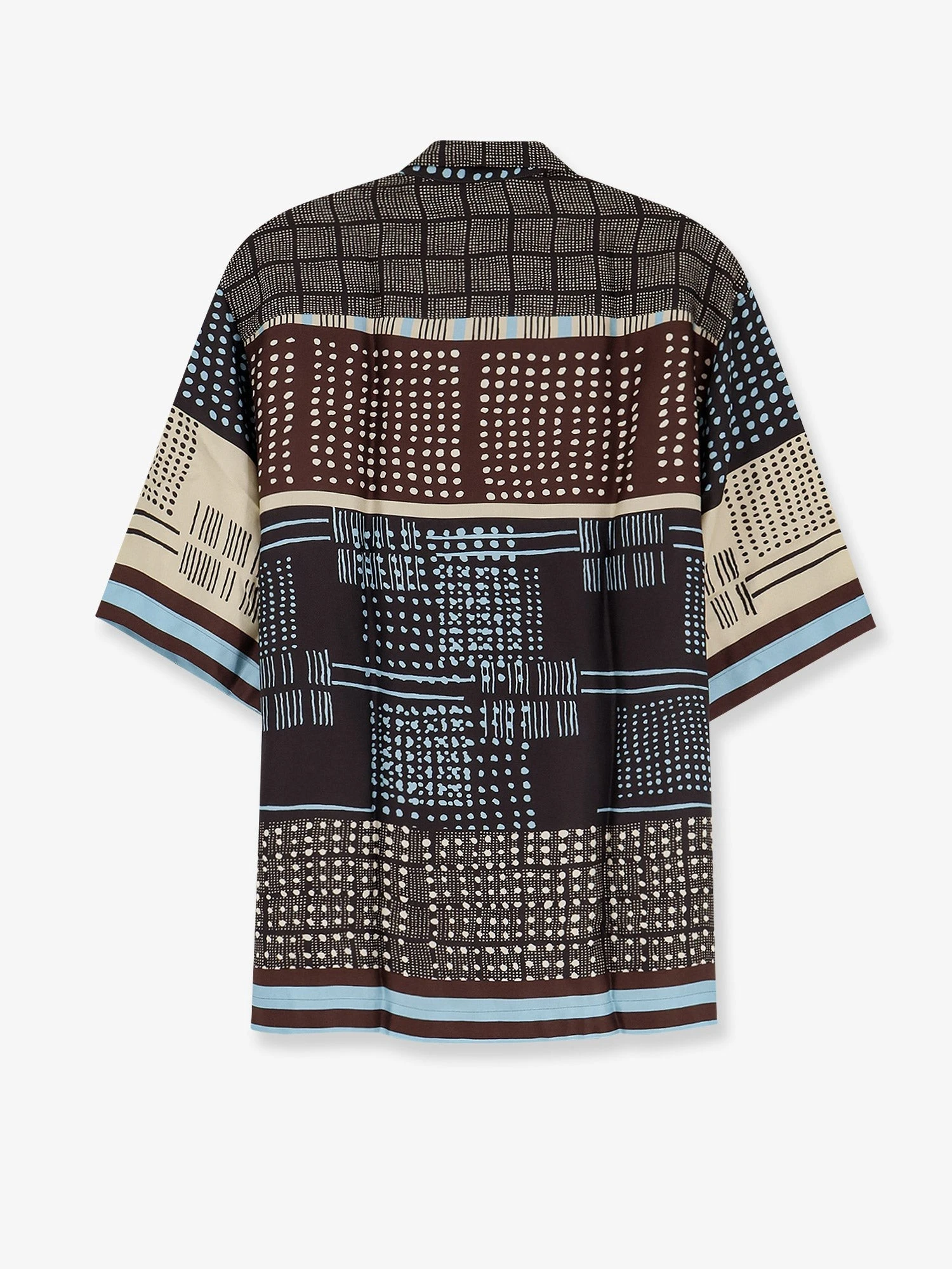 Viscose shirt with geometric pattern.webp