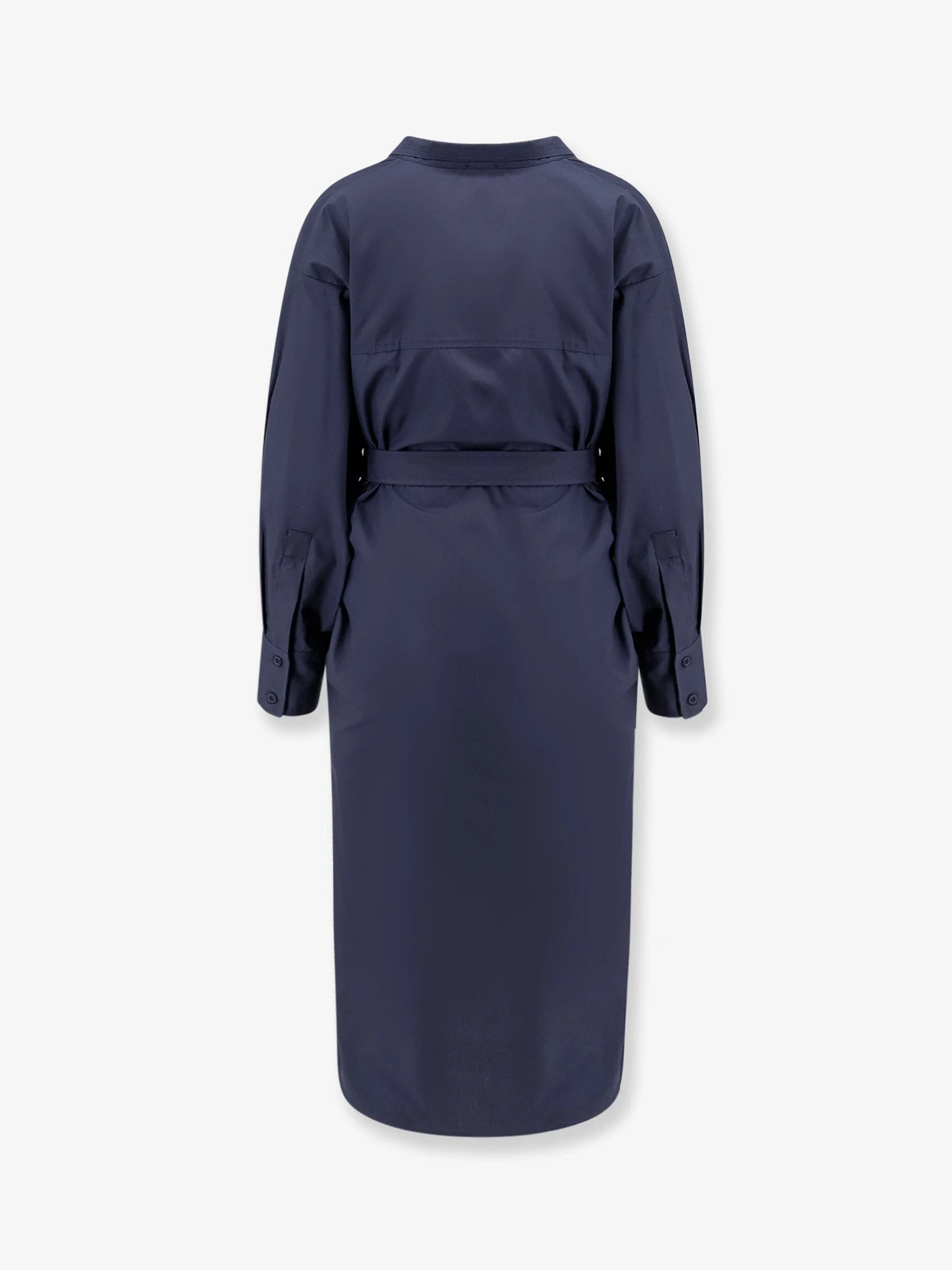 Cotton dress with belt.webp