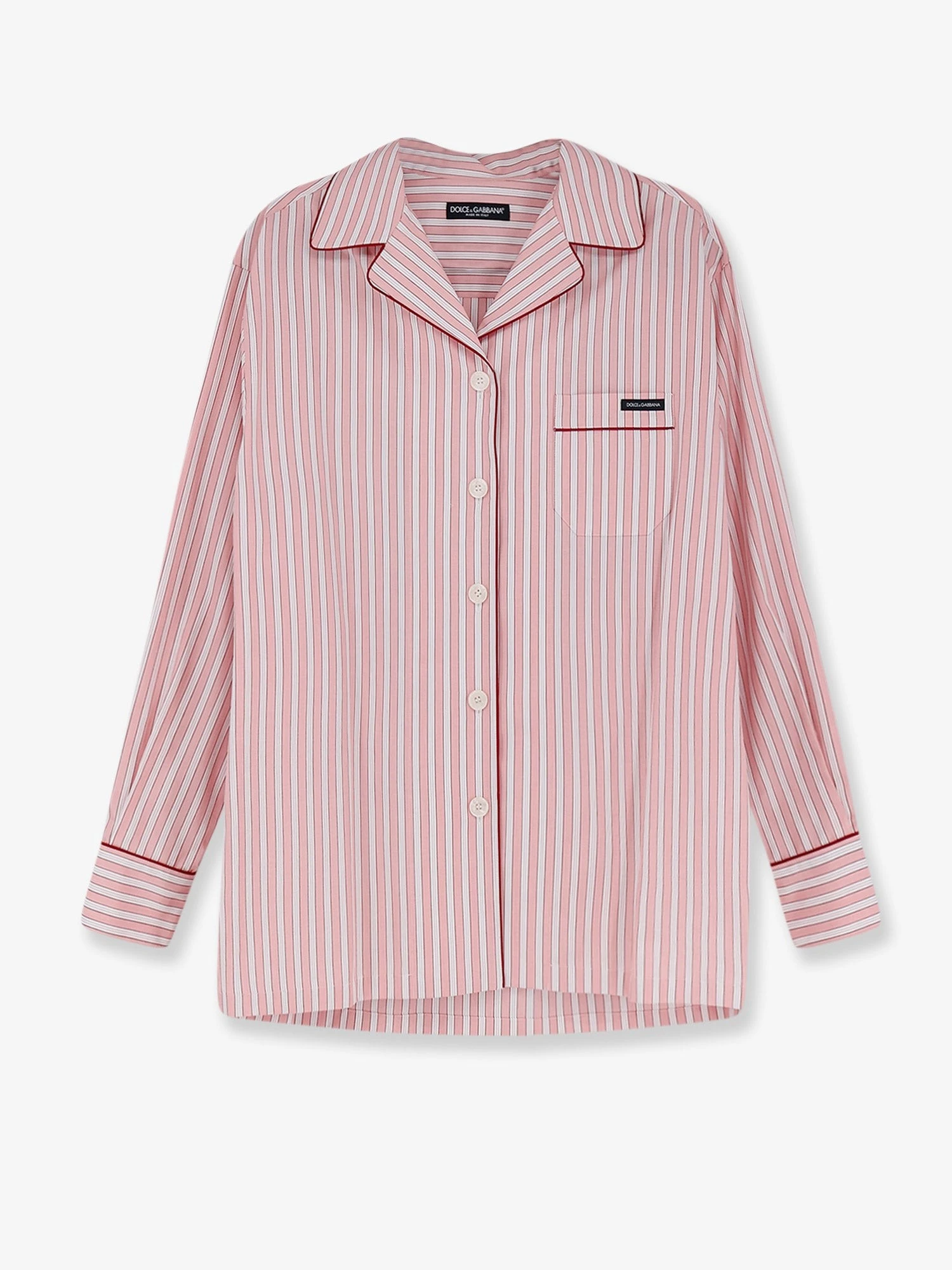 Striped Cotton Pajama Shirt.webp
