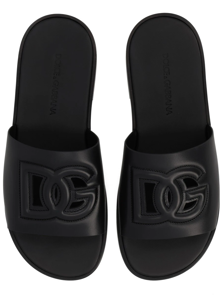 LEATHER SLIDE WITH LOGO.webp