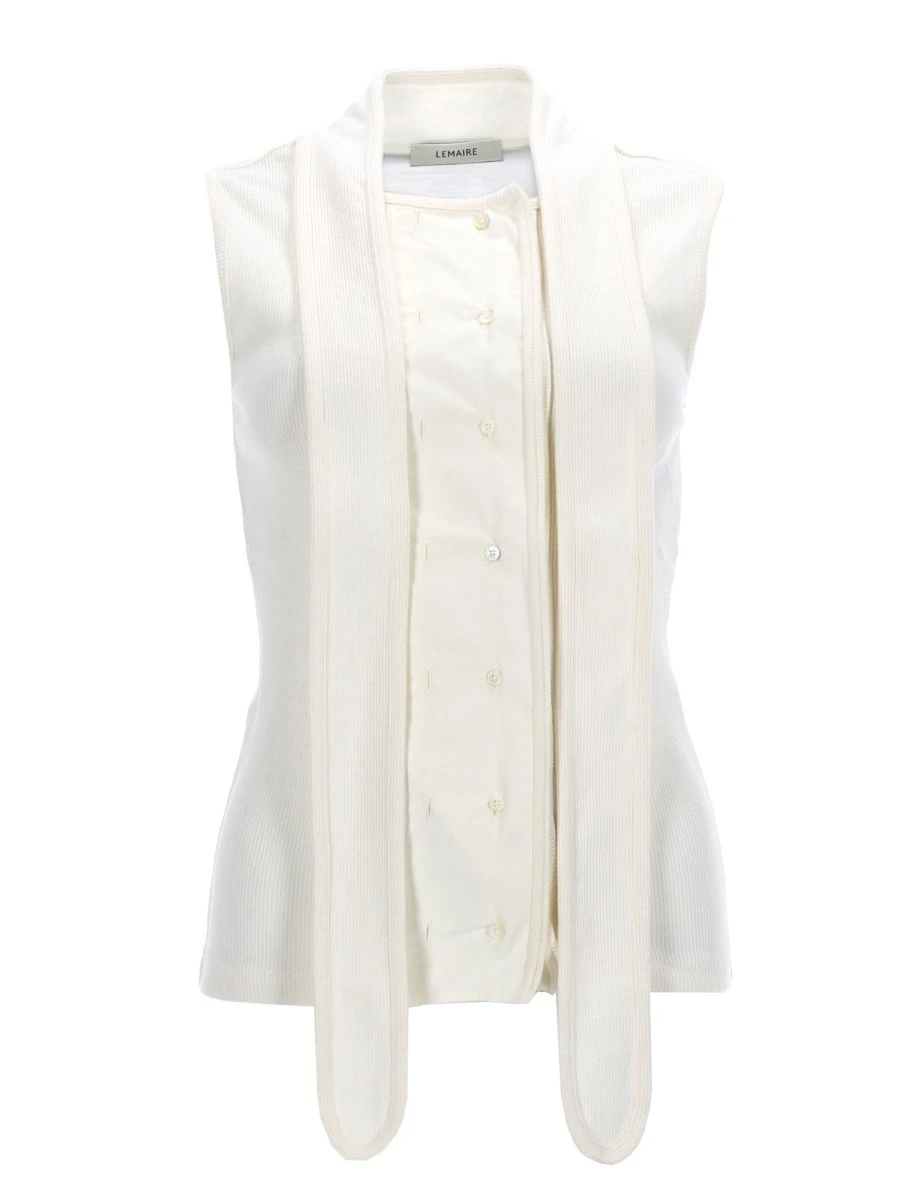 ASYMMETRICAL RIBBED TOP WITH SCARF.webp