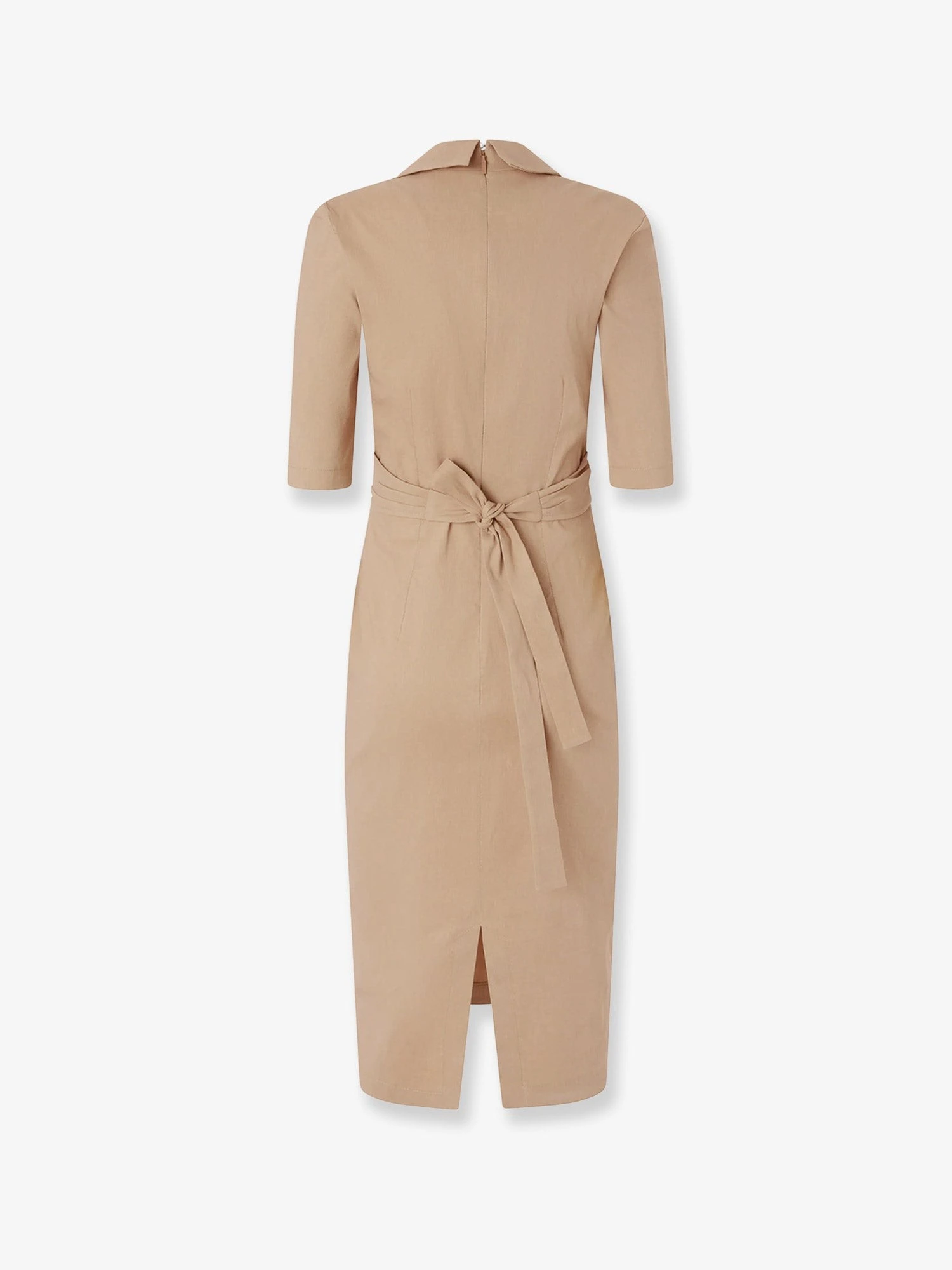 Allyson stretch linen and viscose dress.webp