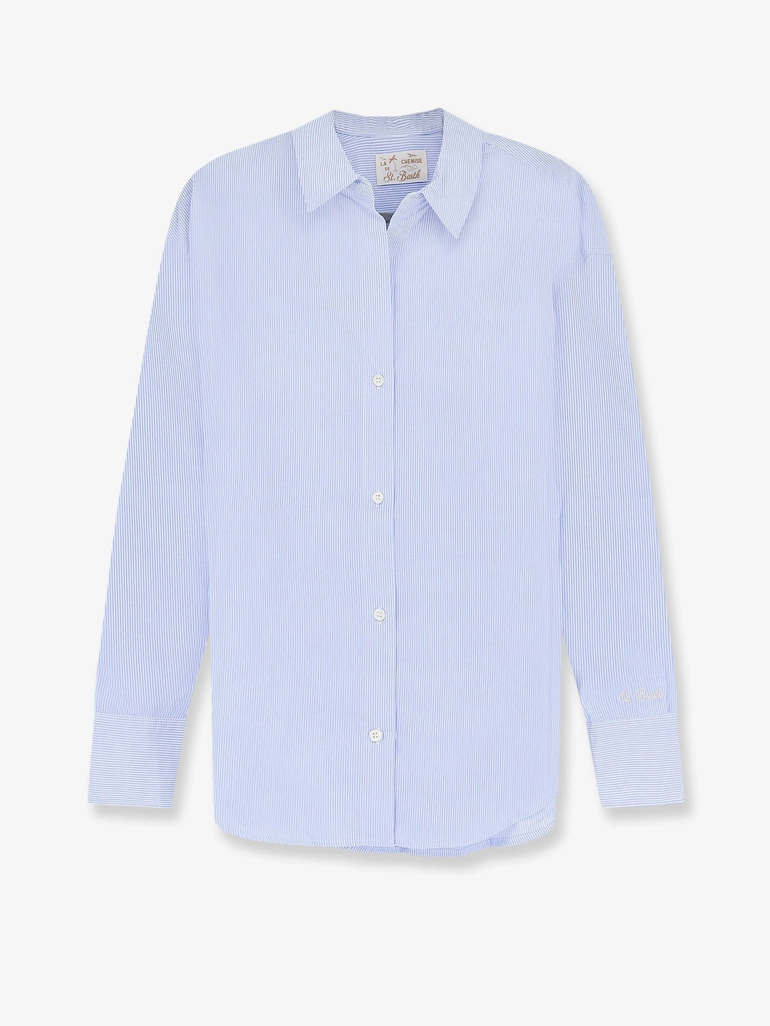 Cristal cotton shirt with striped pattern.webp