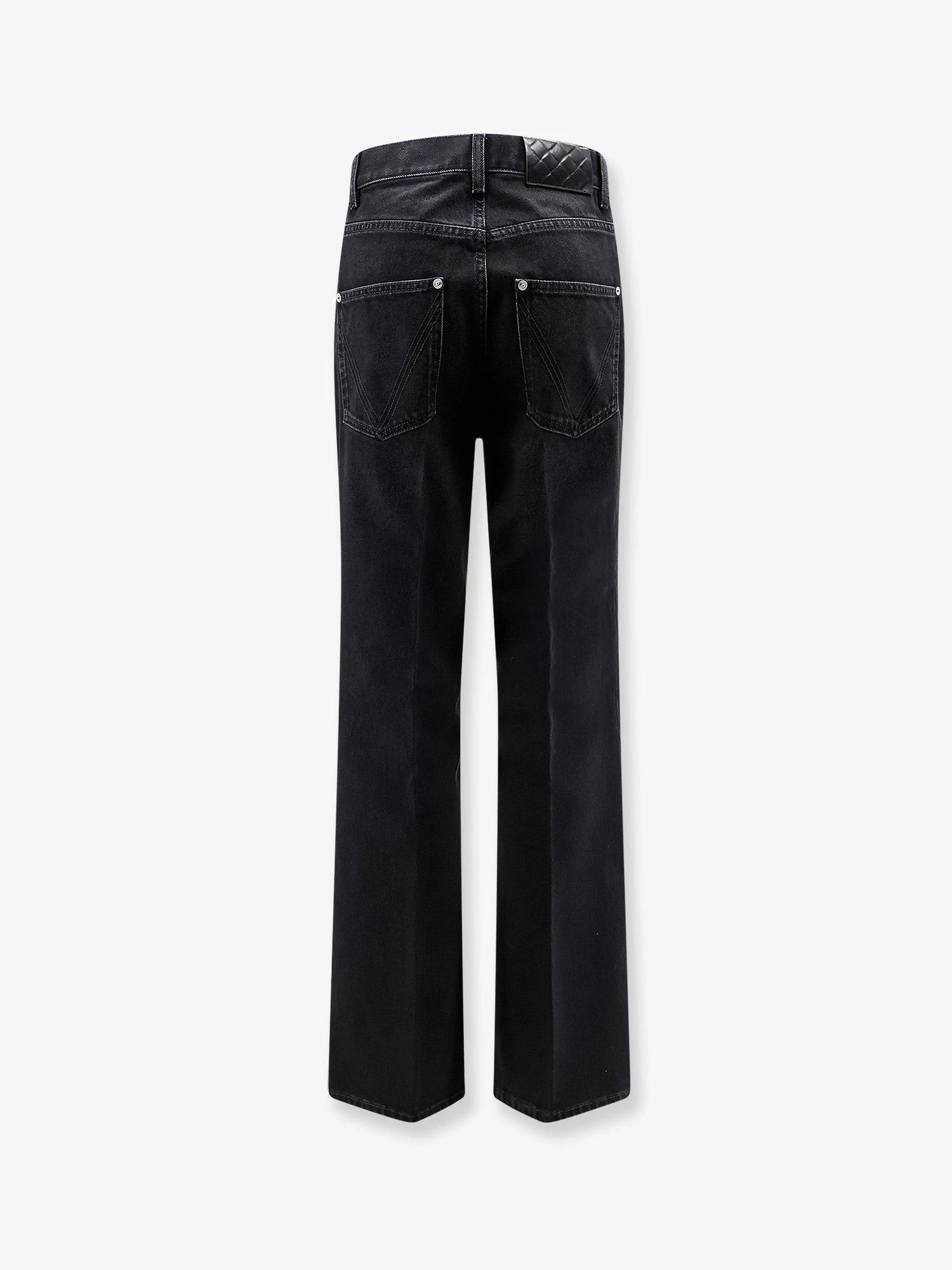 Black denim trousers.webp