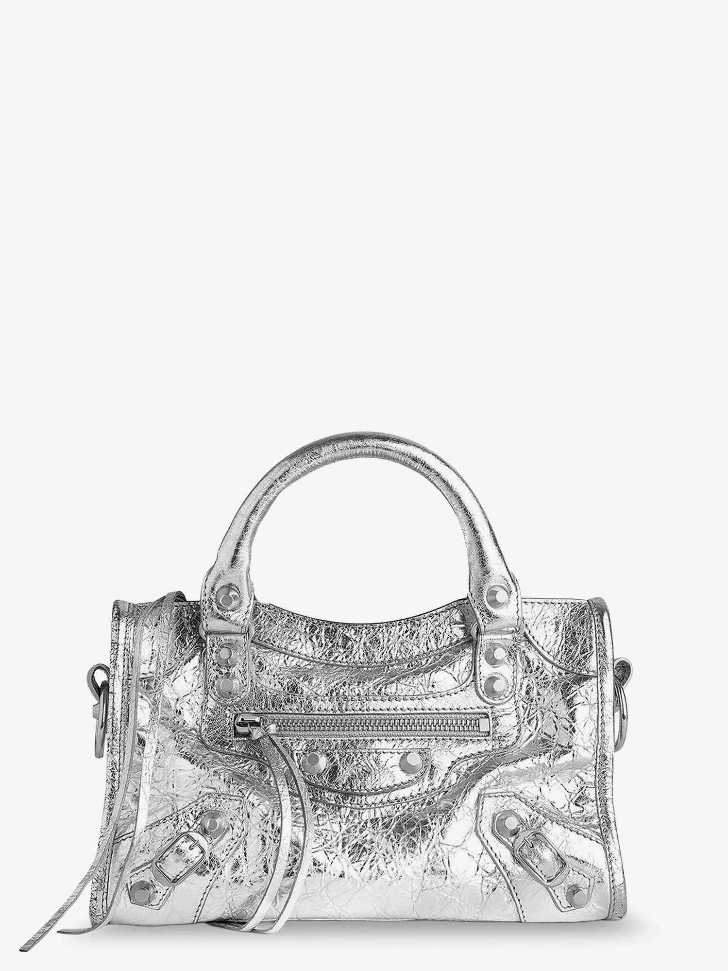 Le City Mini metallic leather crossbody bag.webp