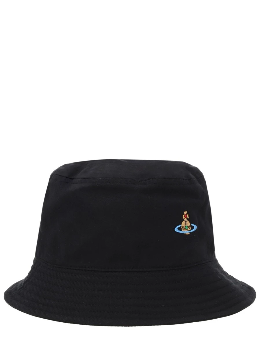 BUCKET HAT WITH "ORB" DETAIL.webp