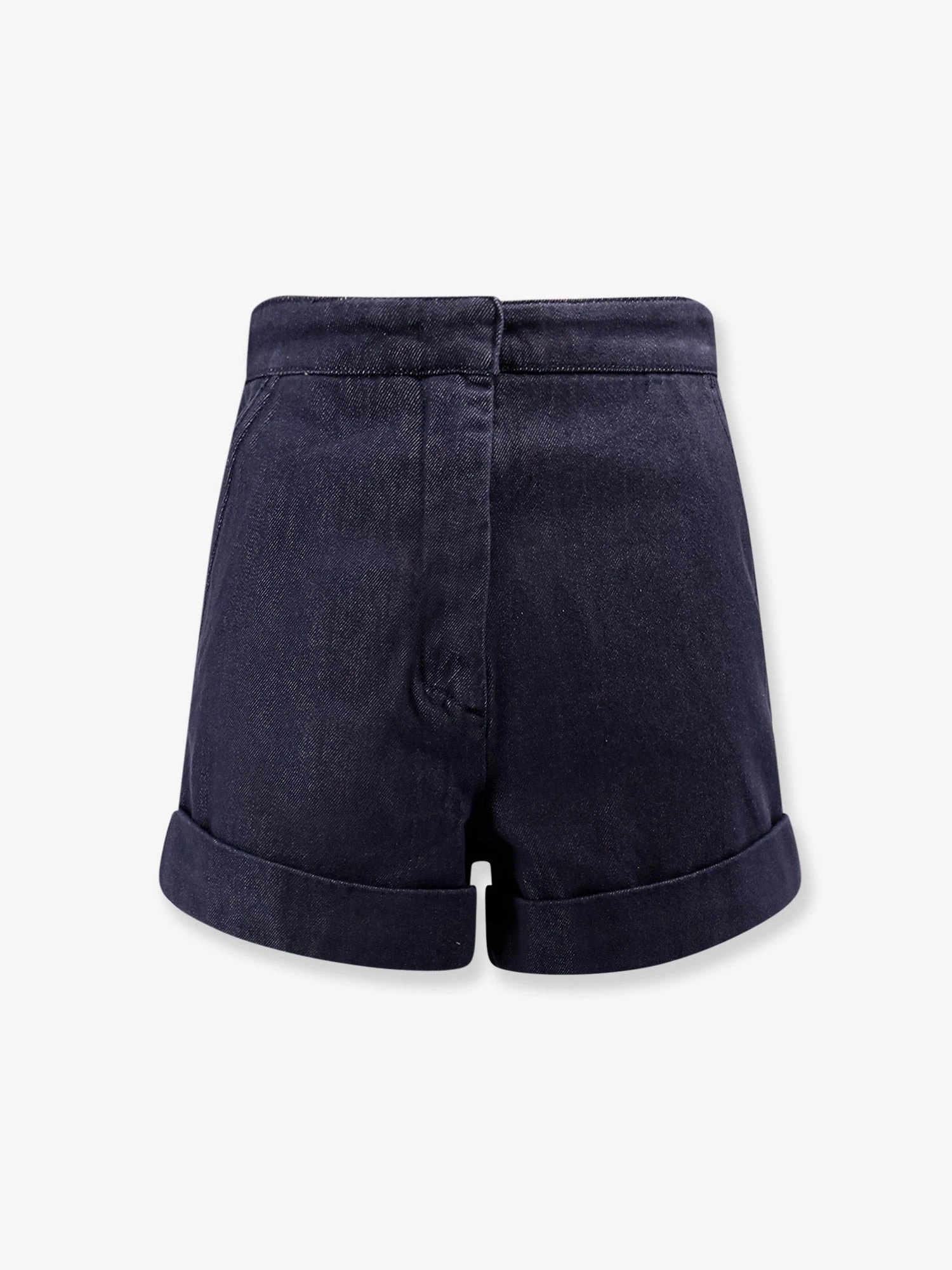 Blue denim bermuda shorts.webp