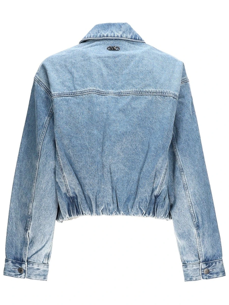 DENIM BOMBER JACKET