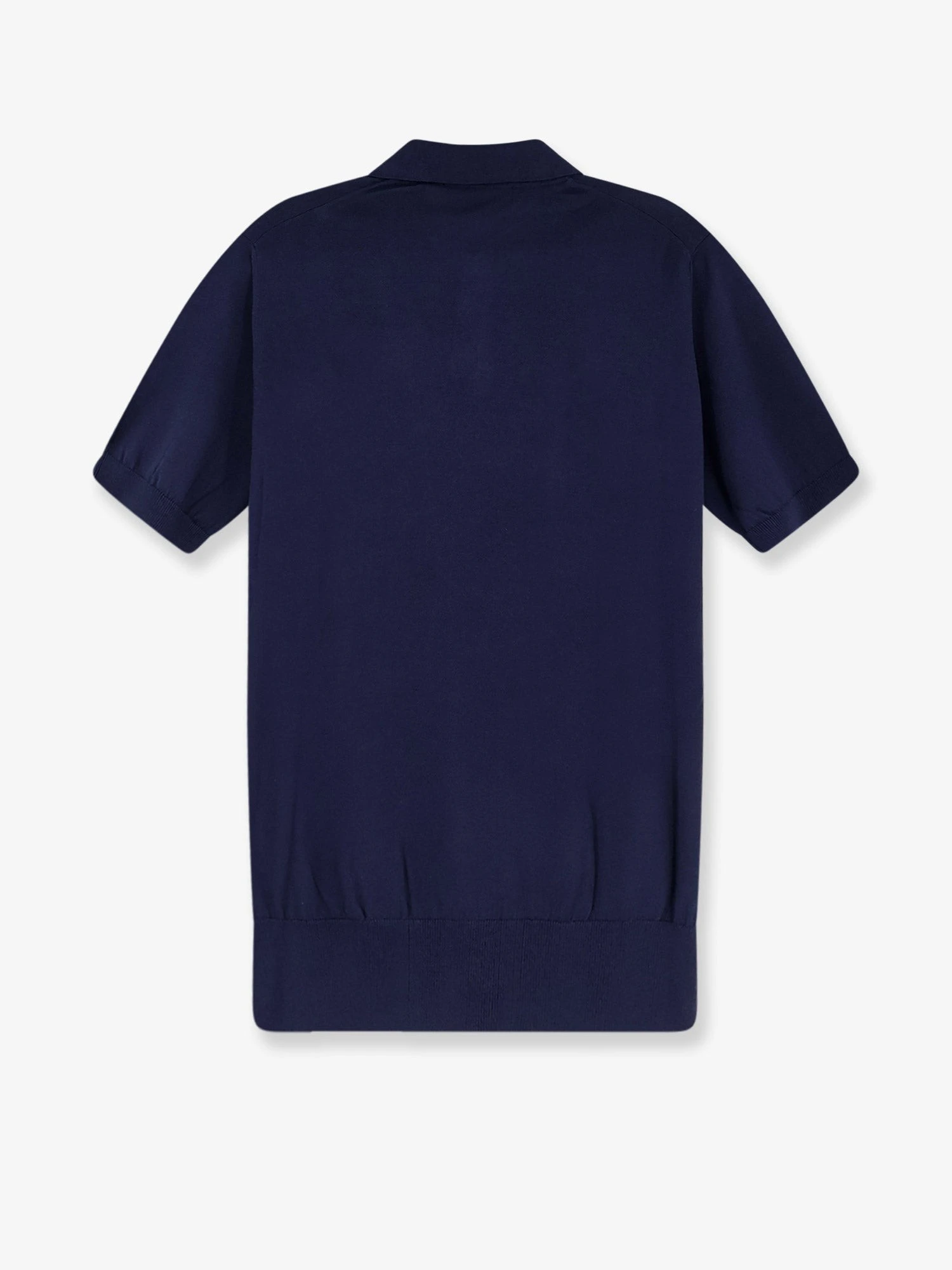 Cotton and silk blend polo shirt.webp