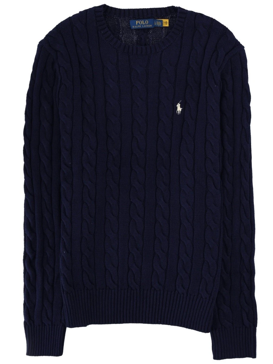 MAGLIA A TRECCE CON LOGO.webp