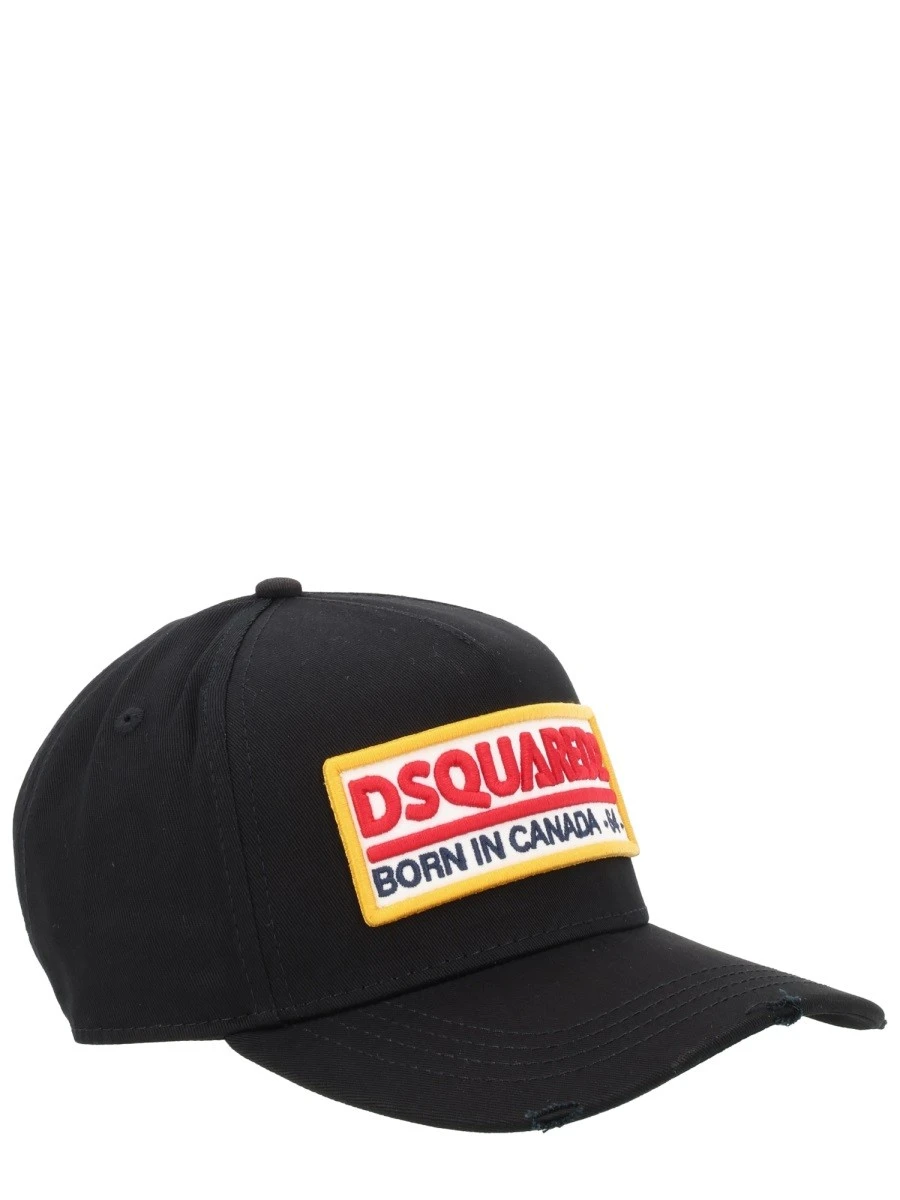 BASEBALL HAT WITH LOGO PATCH