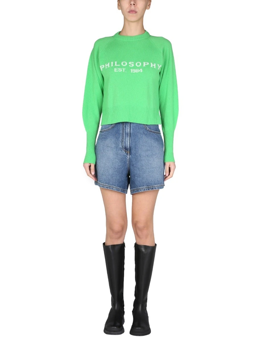 SWEATER WITH LOGO INLAY.webp
